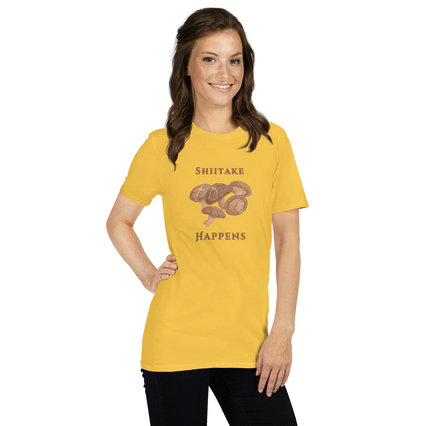 Shittake Happens Unisex Tee by EraofInk