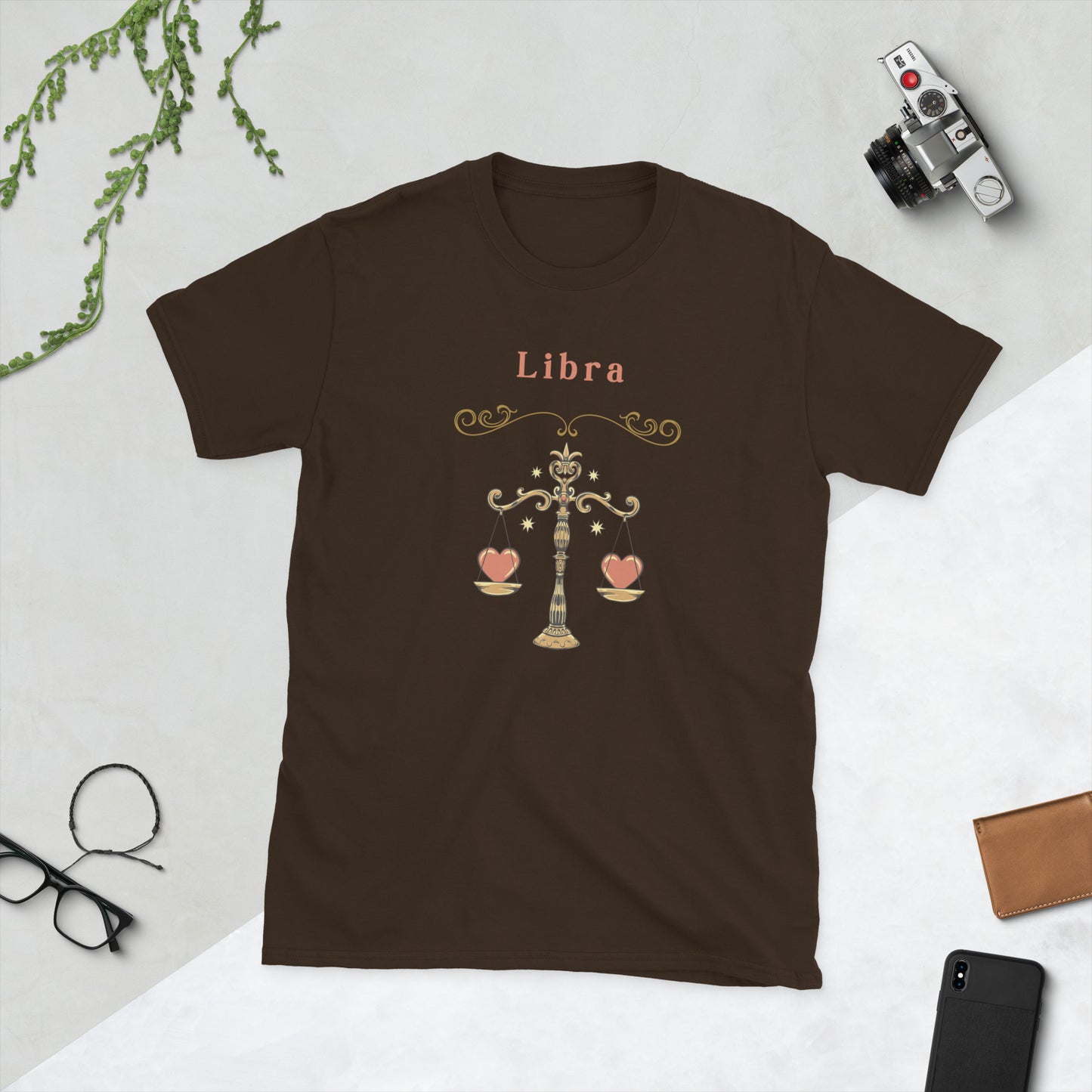 Libra Astrological Zodiac Unisex Tee by EraofInk