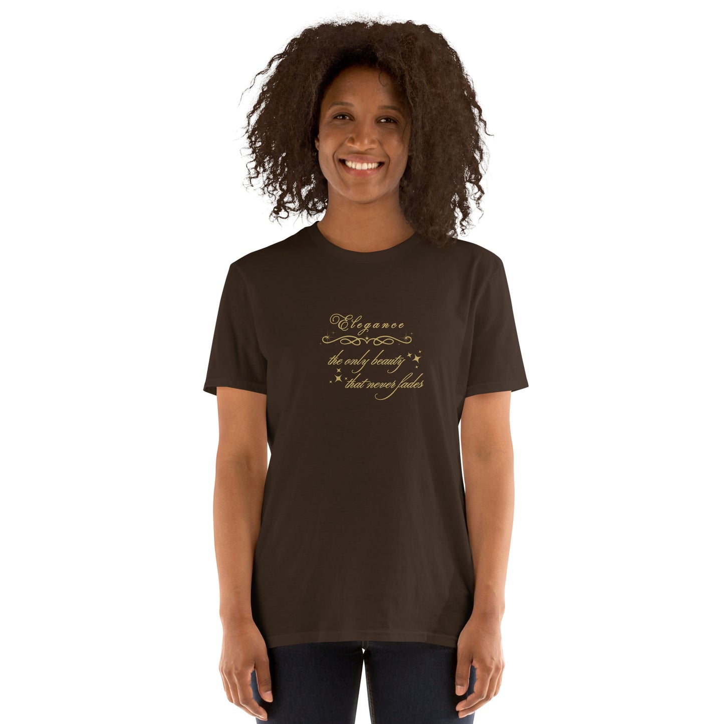 Elegance The Only Beauty That Never Fades Unisex Tee by EraofInk