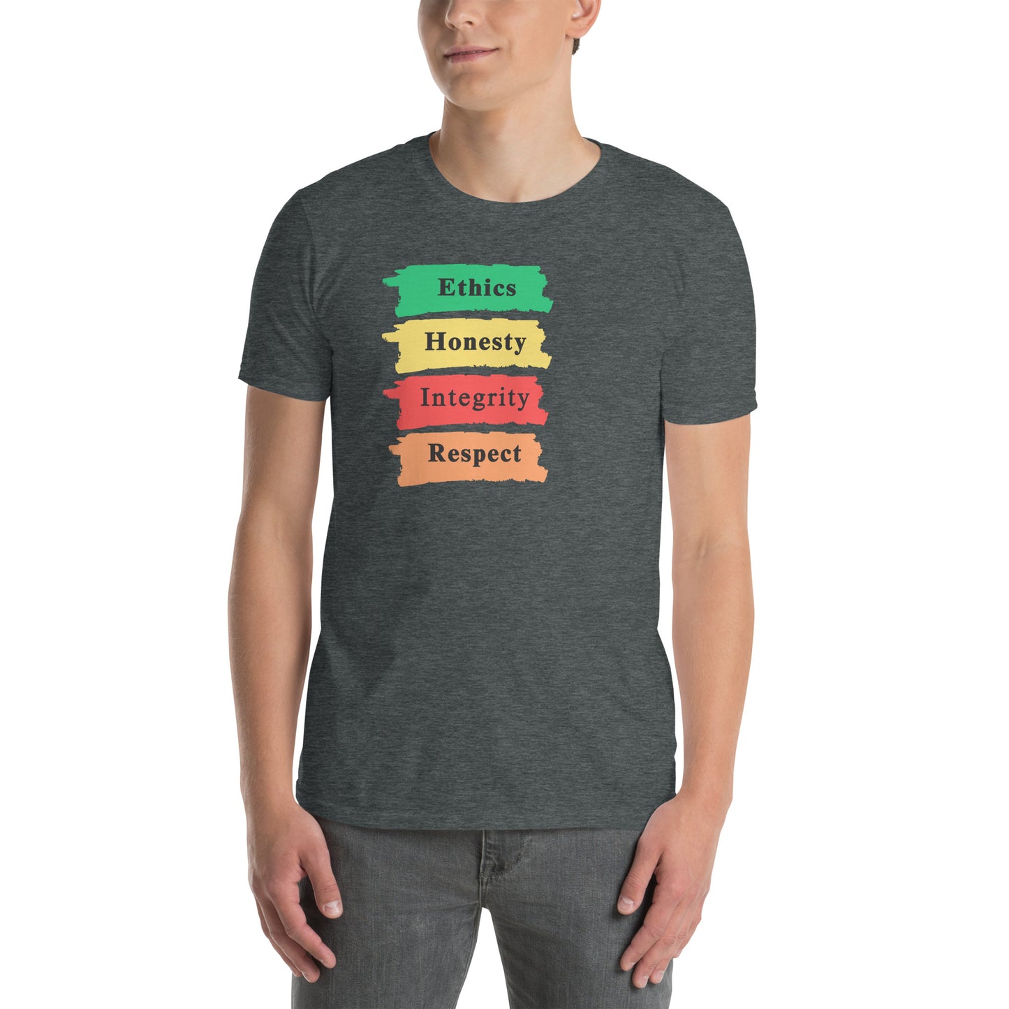 Core Values Ethics Honesty Integrity Respect Unisex Tee by EraofInk