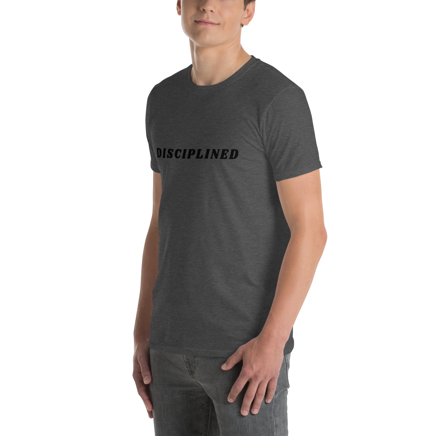 Disciplined Man's Fitness Tee by EraofInk