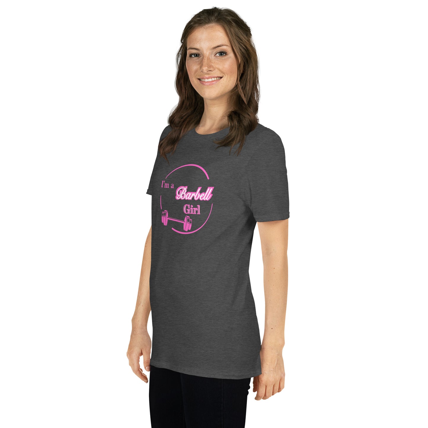 I'm A Barbell Girl Unisex Tee by EraofInk