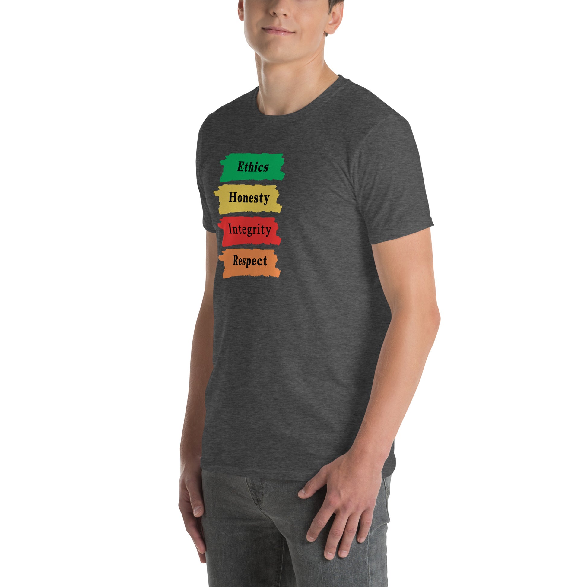 Core Values Ethics Honesty Integrity Respect Unisex Tee by EraofInk