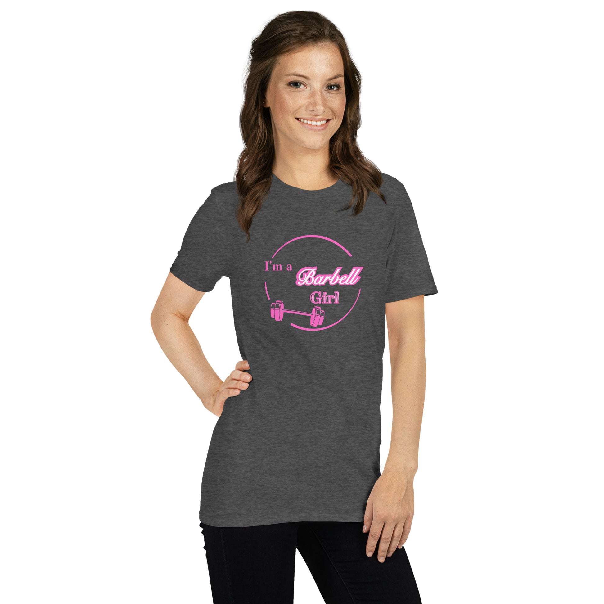 I'm A Barbell Girl Unisex Tee by EraofInk