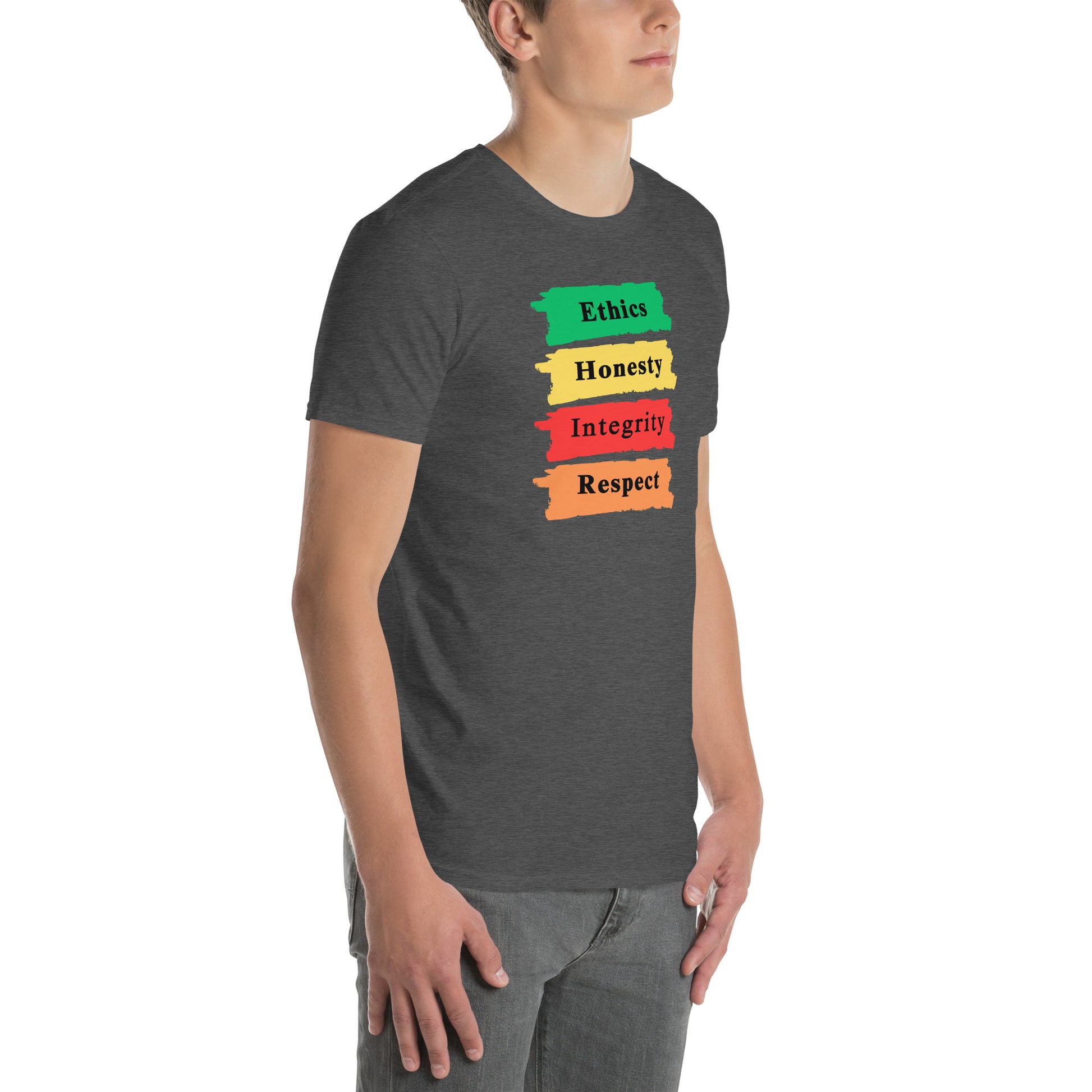 Core Values Ethics Honesty Integrity Respect Unisex Tee by EraofInk