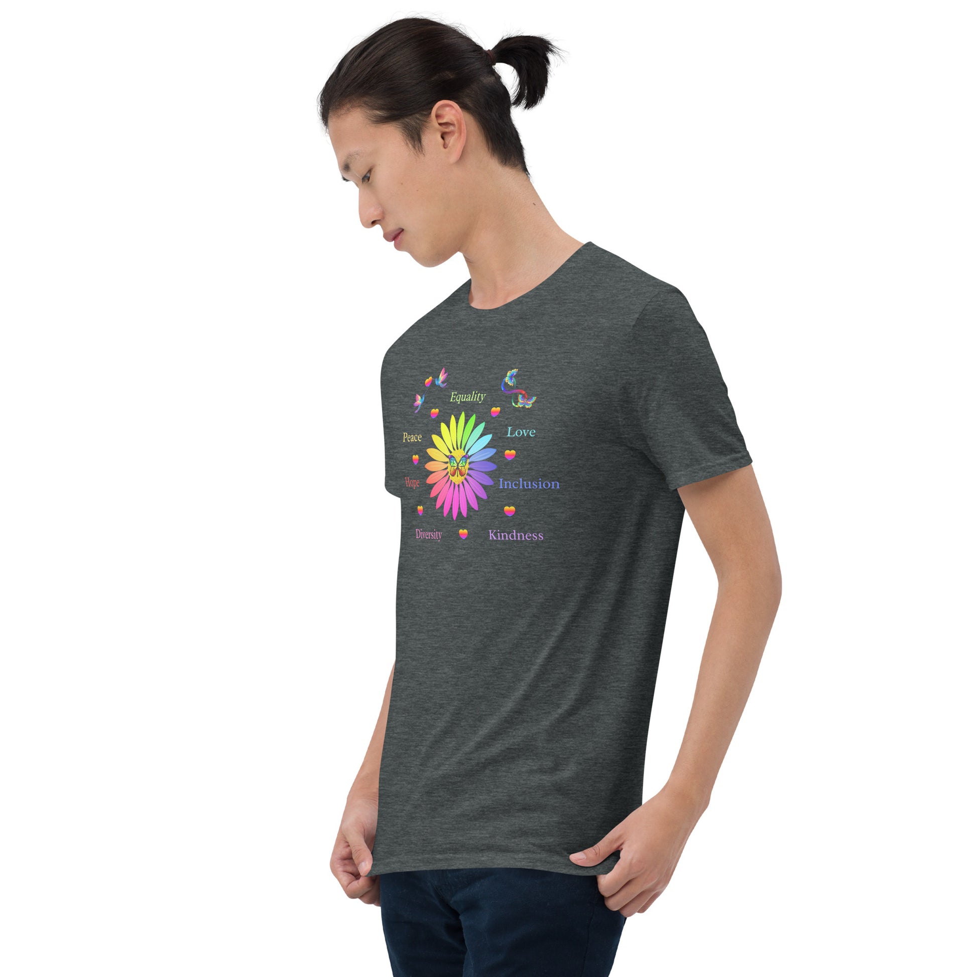 LGBTQ+ Unisex Tee Support Love for All Equality Love Inclusion Kindness... by EraofInk