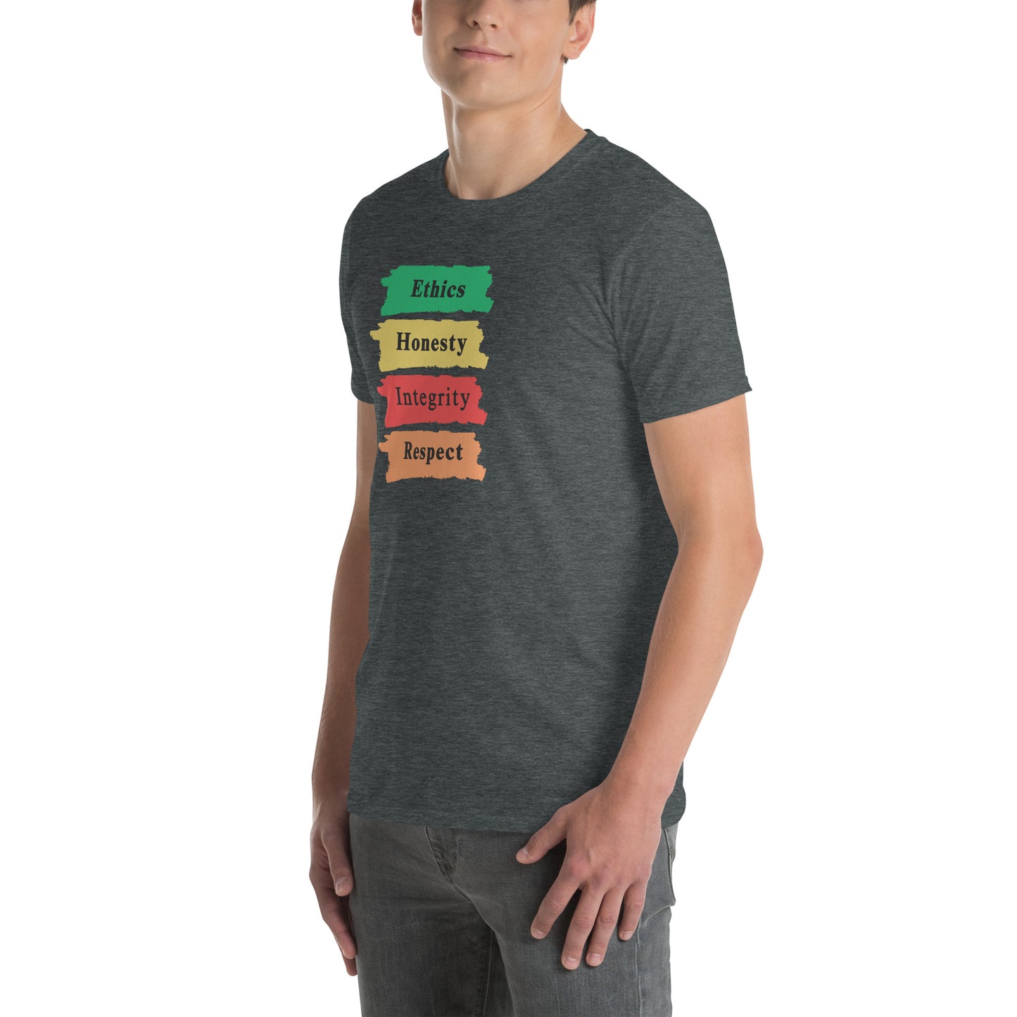 Core Values Ethics Honesty Integrity Respect Unisex Tee by EraofInk