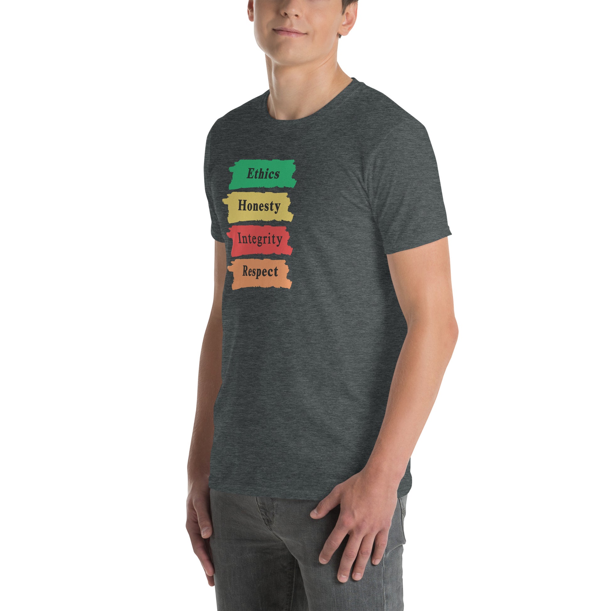 Core Values Ethics Honesty Integrity Respect Unisex Tee by EraofInk