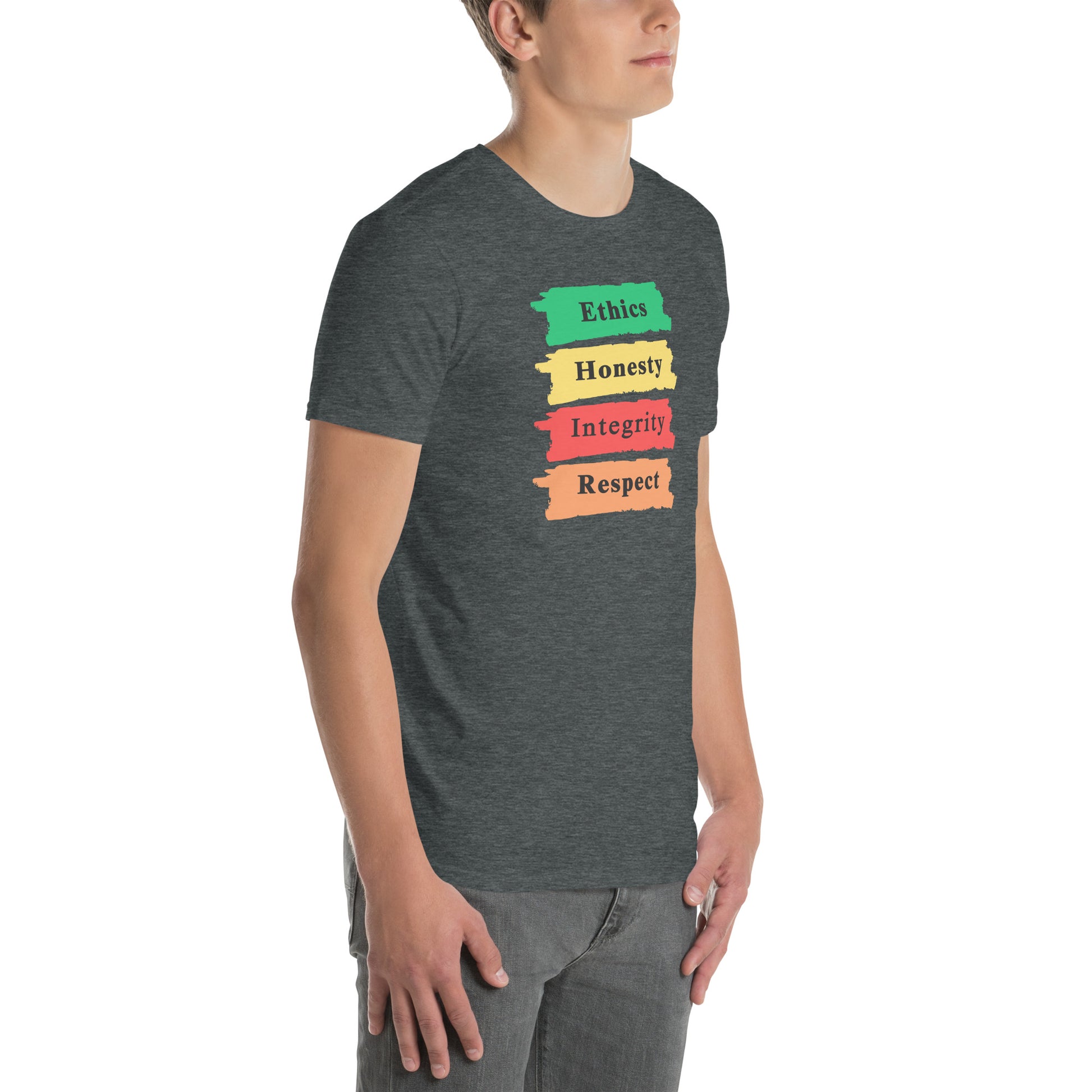 Core Values Ethics Honesty Integrity Respect Unisex Tee by EraofInk