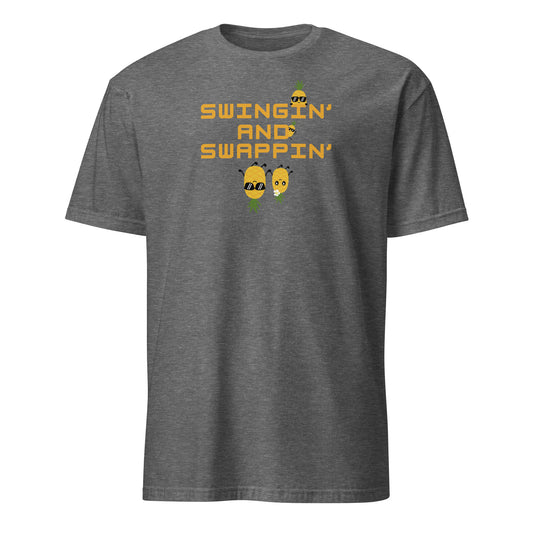 Swinger Lifestyle Tee Swingin' and Swapping Unisex Tee by EraofInk