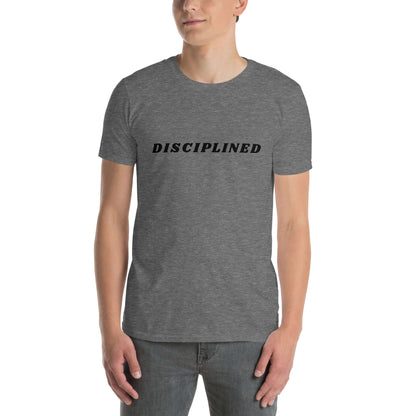 Disciplined Man's Fitness Tee by EraofInk