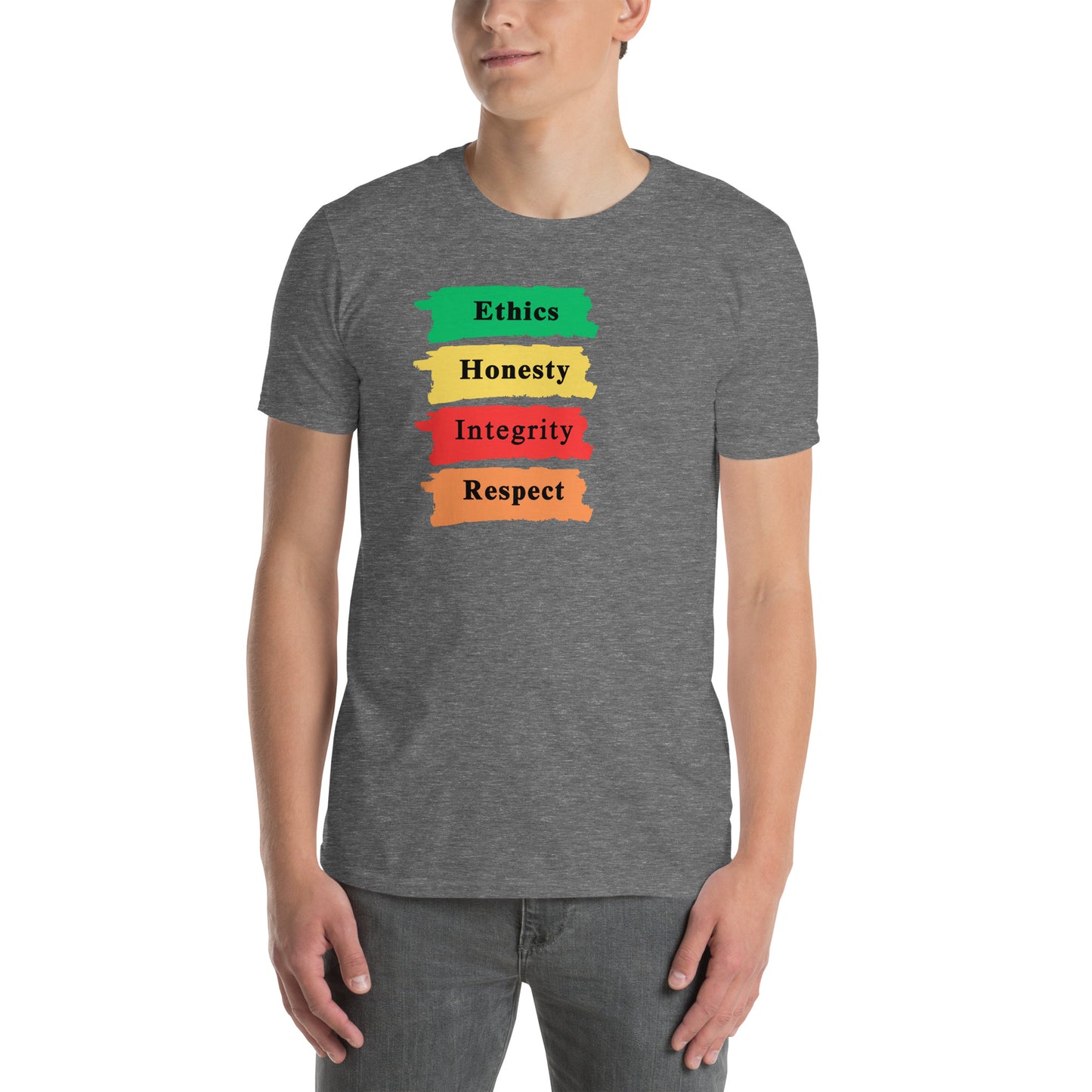 Core Values Ethics Honesty Integrity Respect Unisex Tee by EraofInk