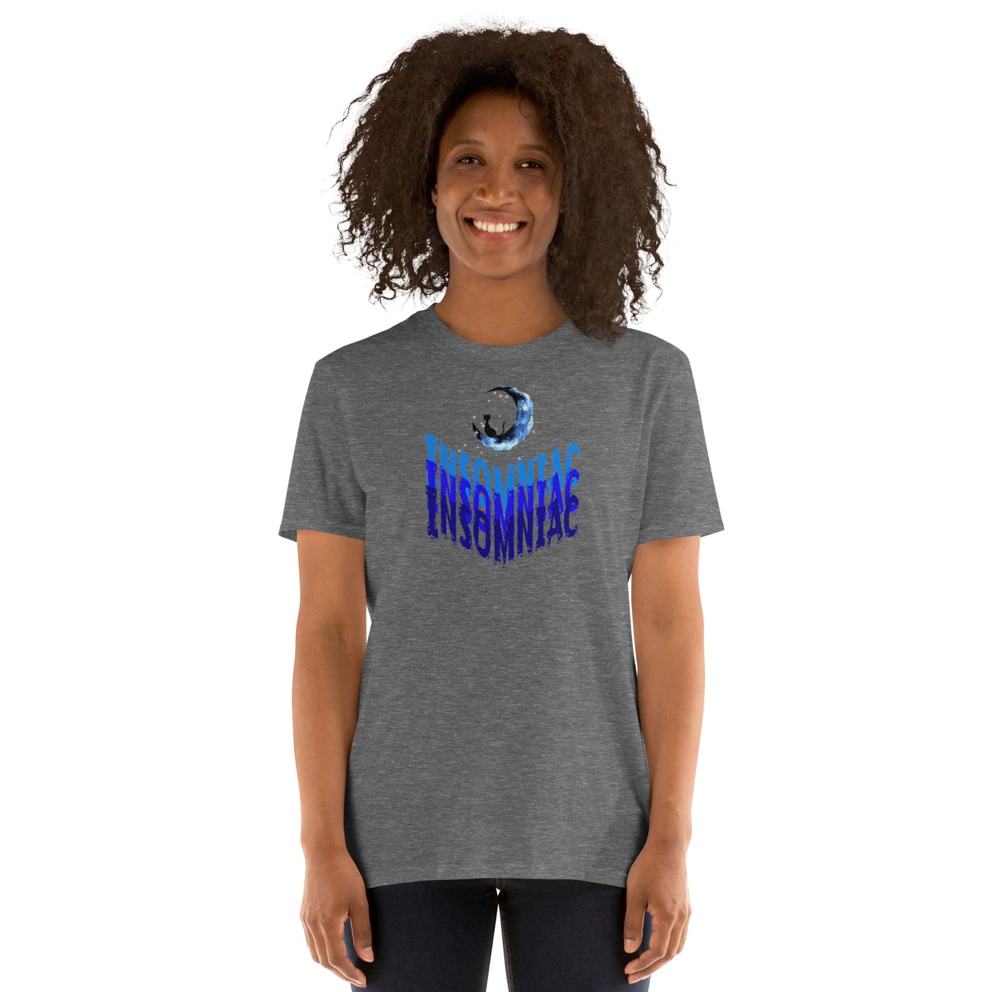 For the Girl Who Doesn't Sleep Insomniac Unisex Tee by EraofInk