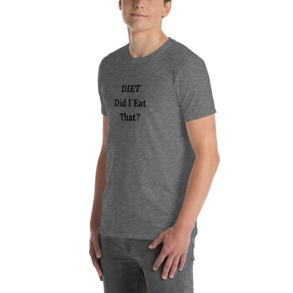 DIET Did I Eat That? Unisex Tee by EraofInk