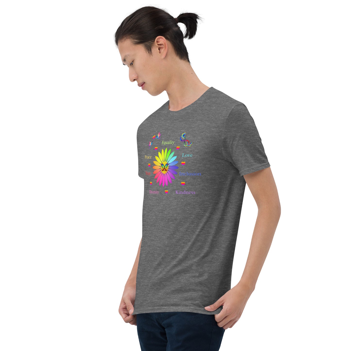 LGBTQ+ Unisex Tee Support Love for All Equality Love Inclusion Kindness... by EraofInk