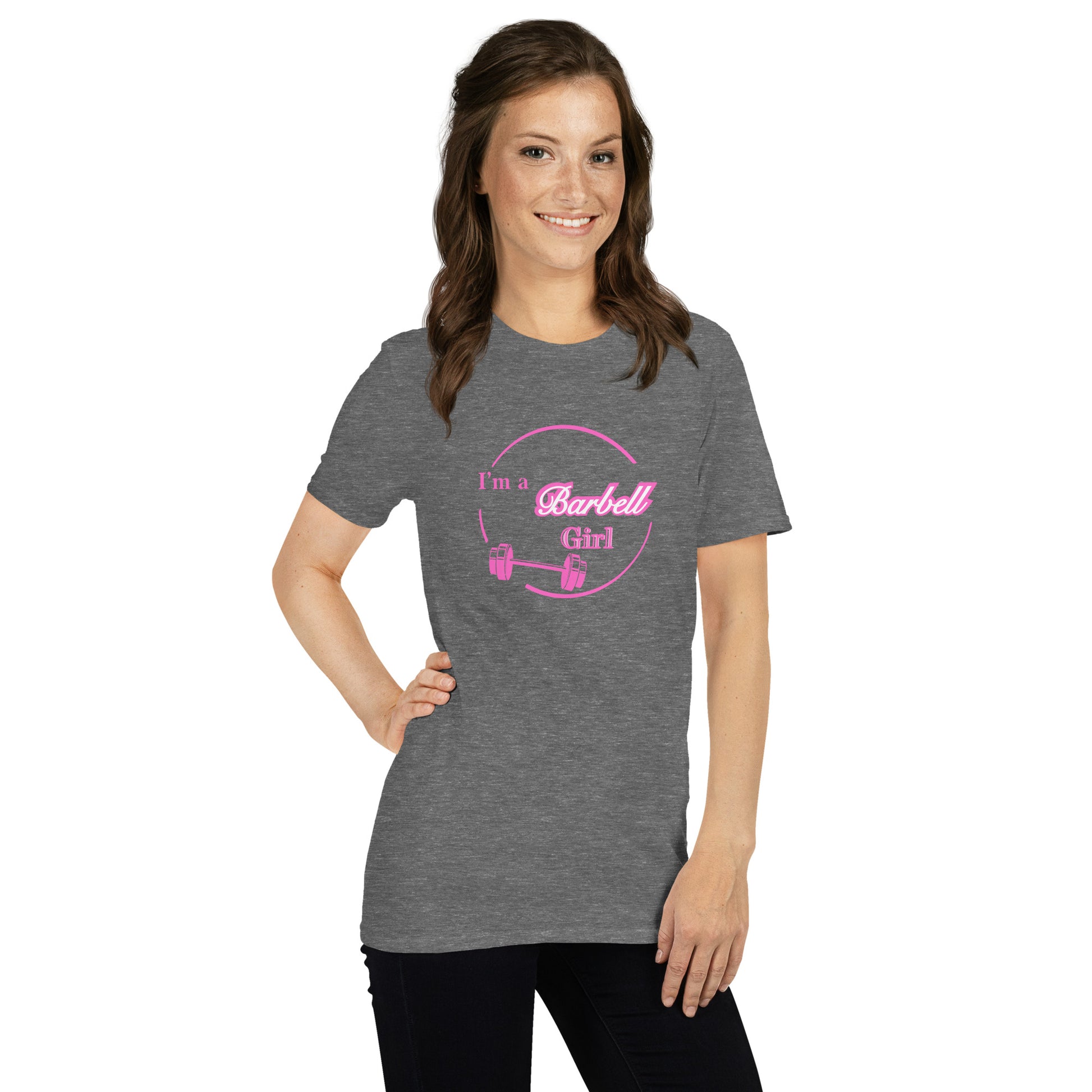 I'm A Barbell Girl Unisex Tee by EraofInk