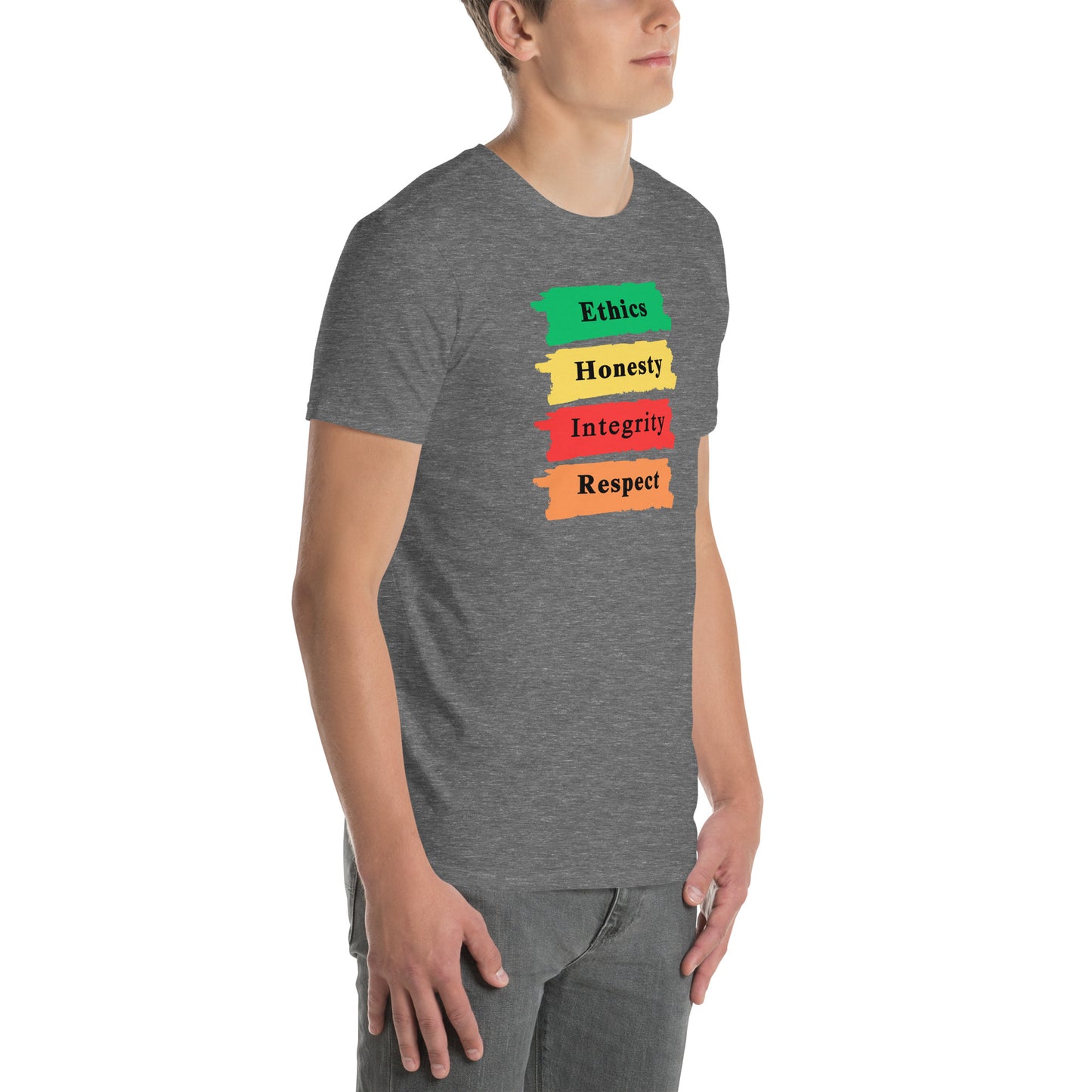 Core Values Ethics Honesty Integrity Respect Unisex Tee by EraofInk