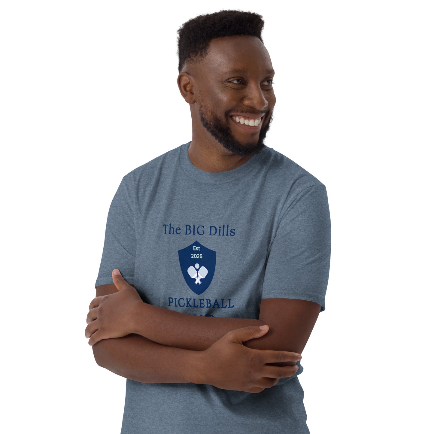 The Big Dills Pickleball Club Est 2025 Blue Design Unisex Tee by EraofInk
