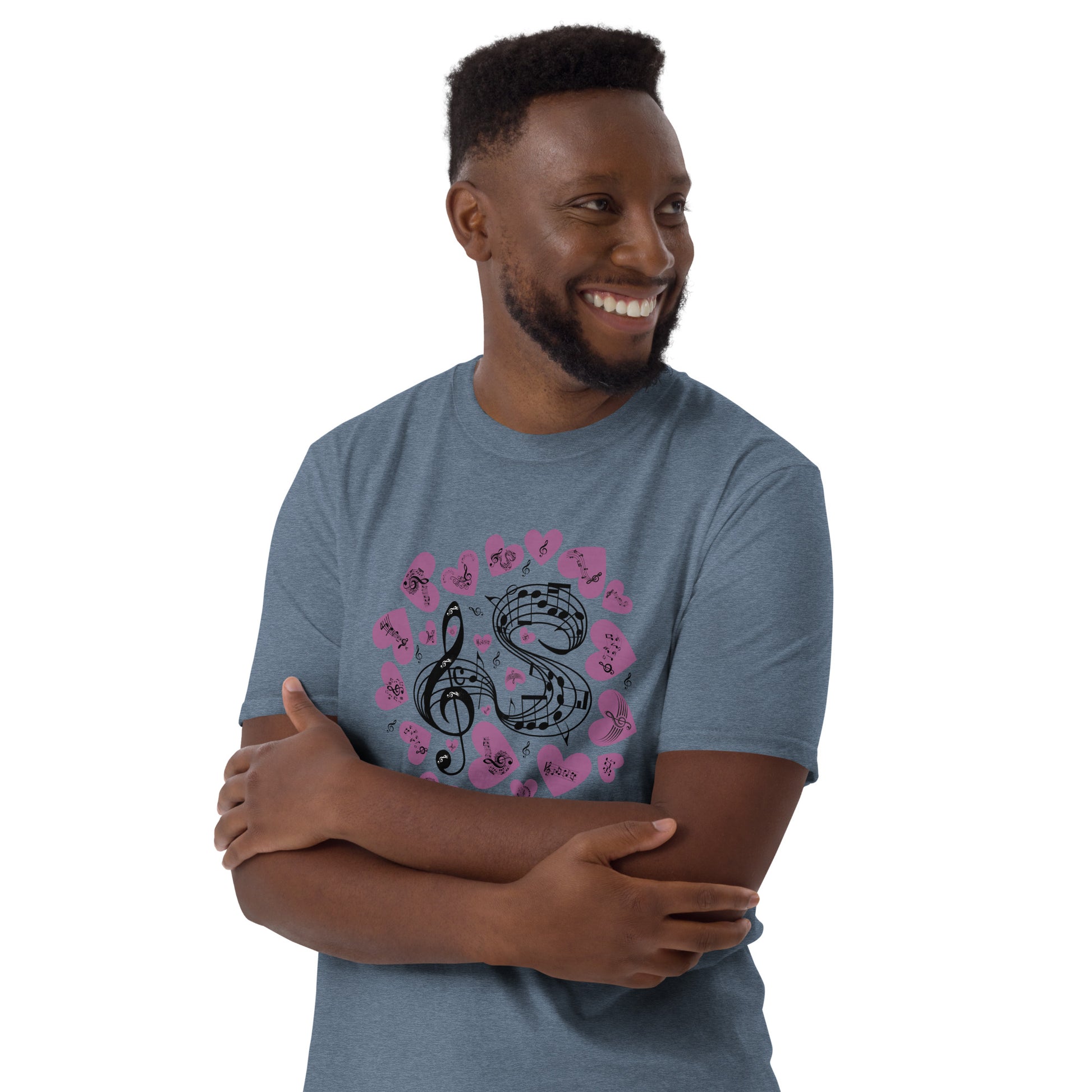 Music Is In My Heart Unisex Tee by EraofInk