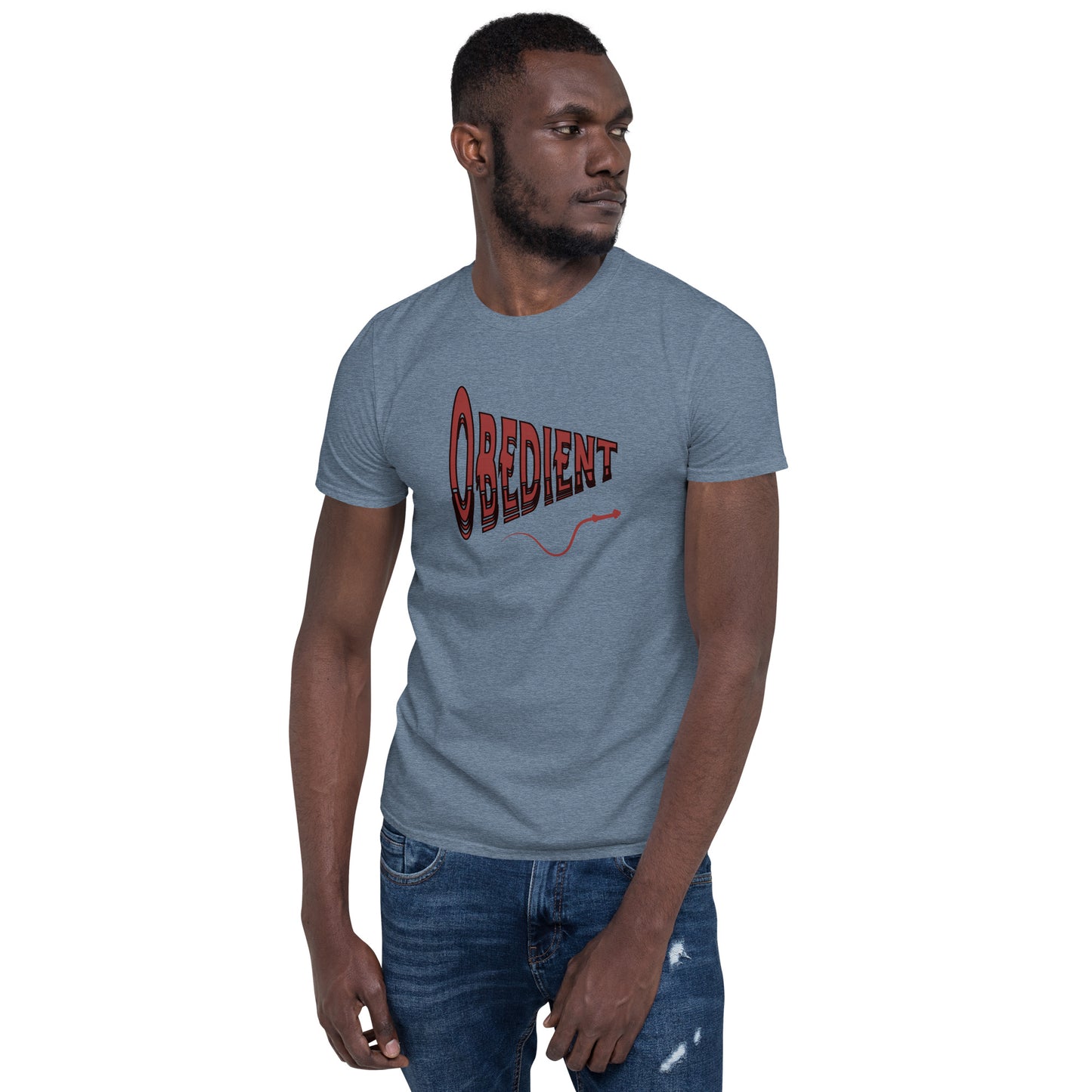 Obedient Dominant S&M Flirty Unisex Tee by EraofInk