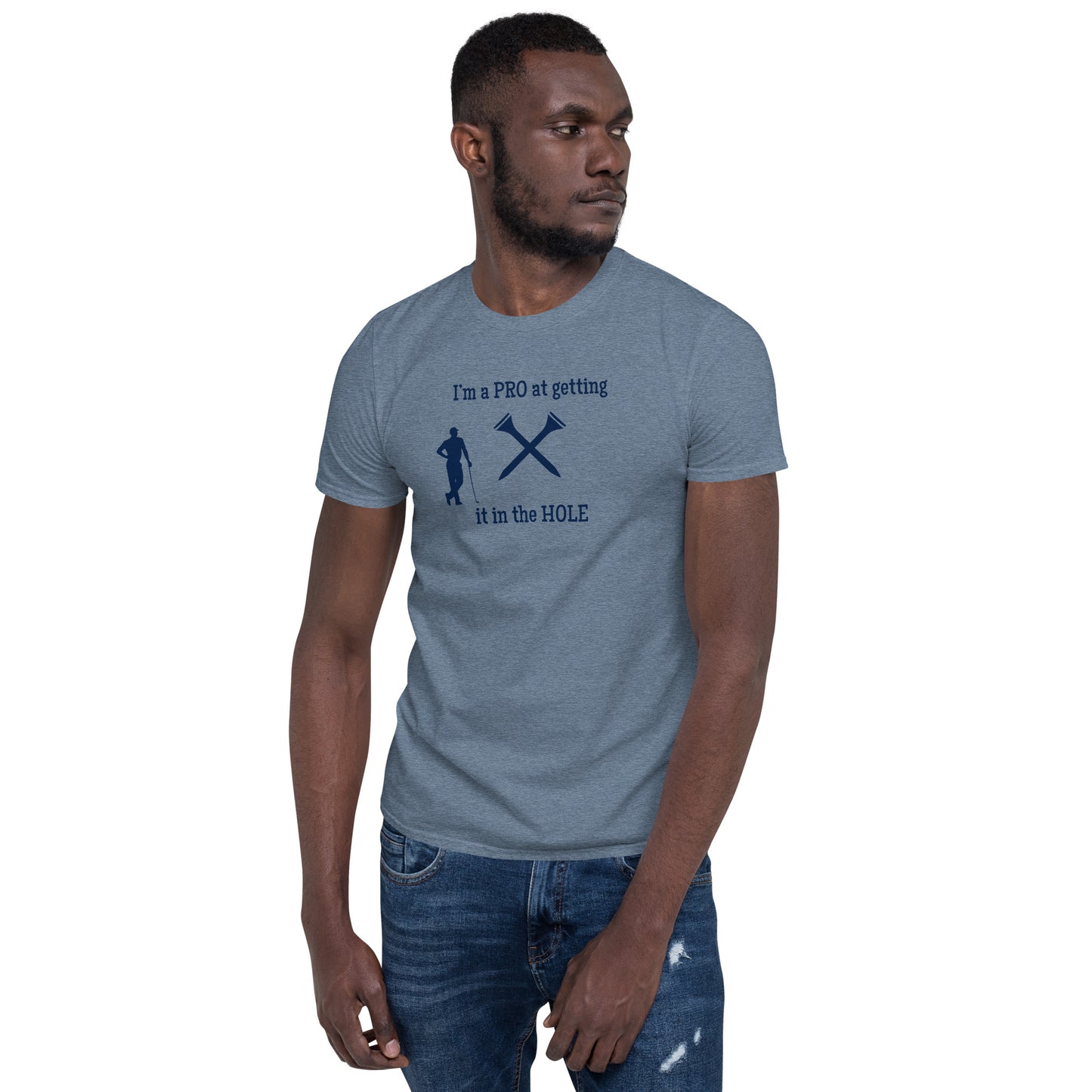 Hit the Course with Humor I'm a Pro at Getting It In The Hole Unisex Tee by EraofInk