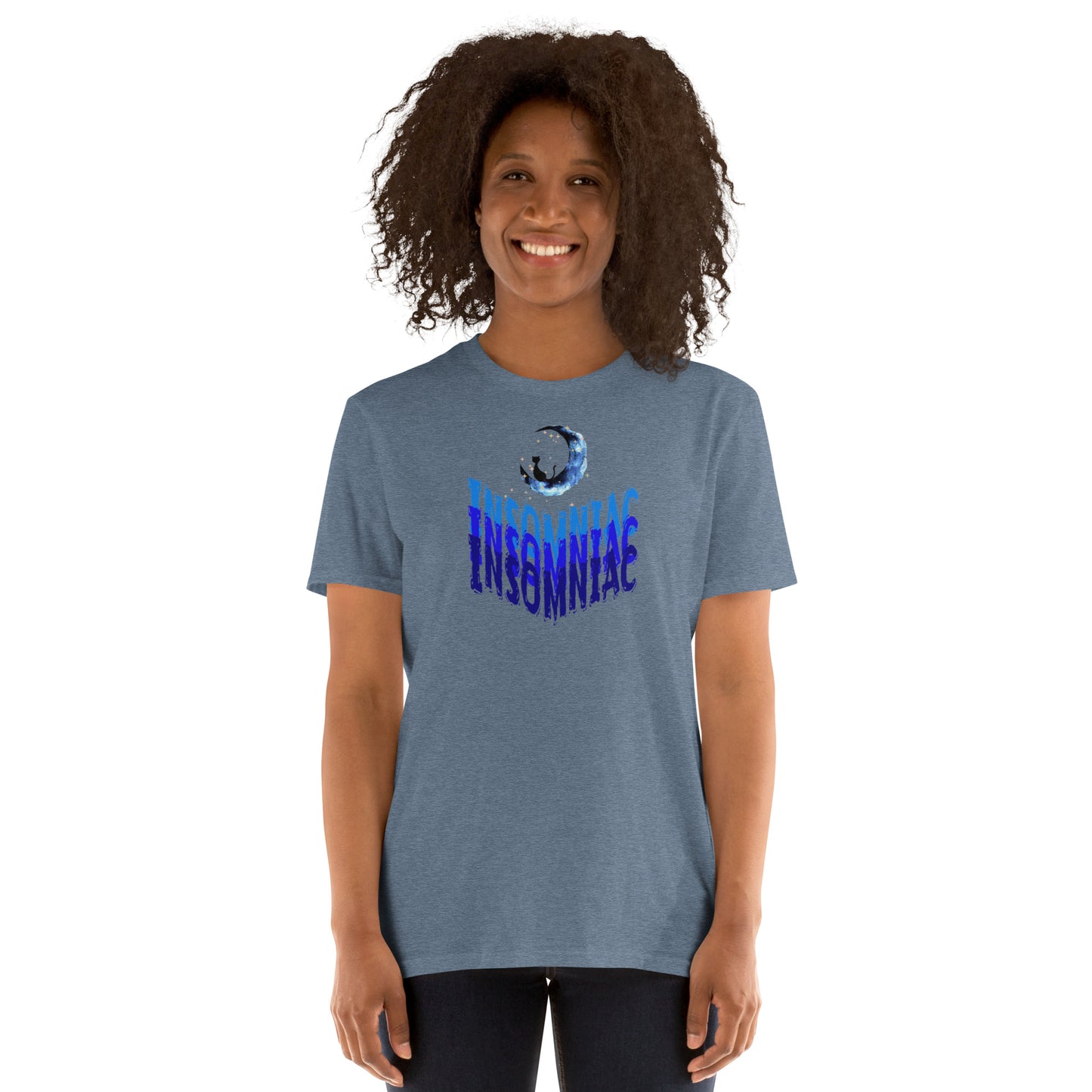 For the Girl Who Doesn't Sleep Insomniac Unisex Tee by EraofInk