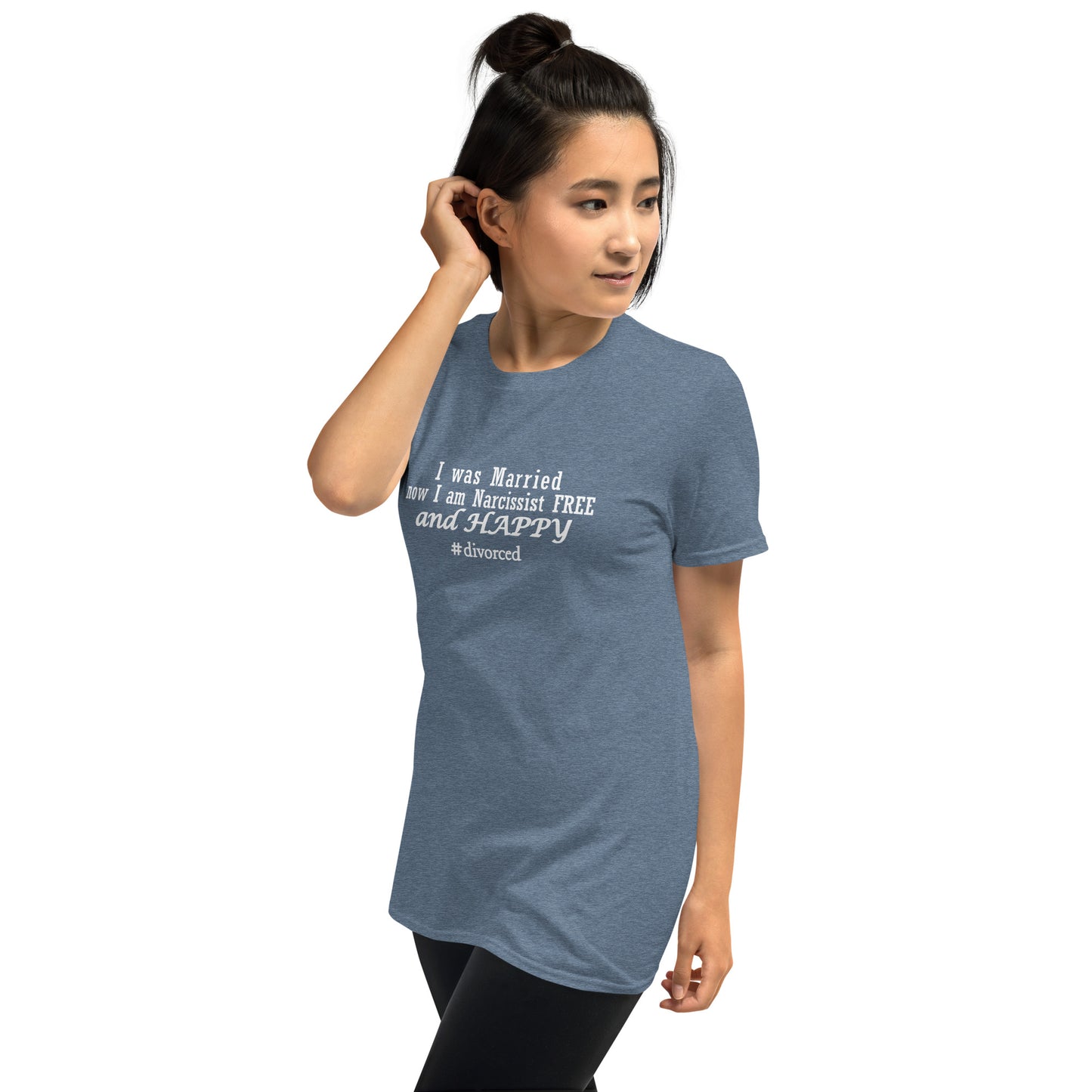 I Was Married Now I Am Narcissist Free & Happy #divorce Unisex Tee by EraofInk