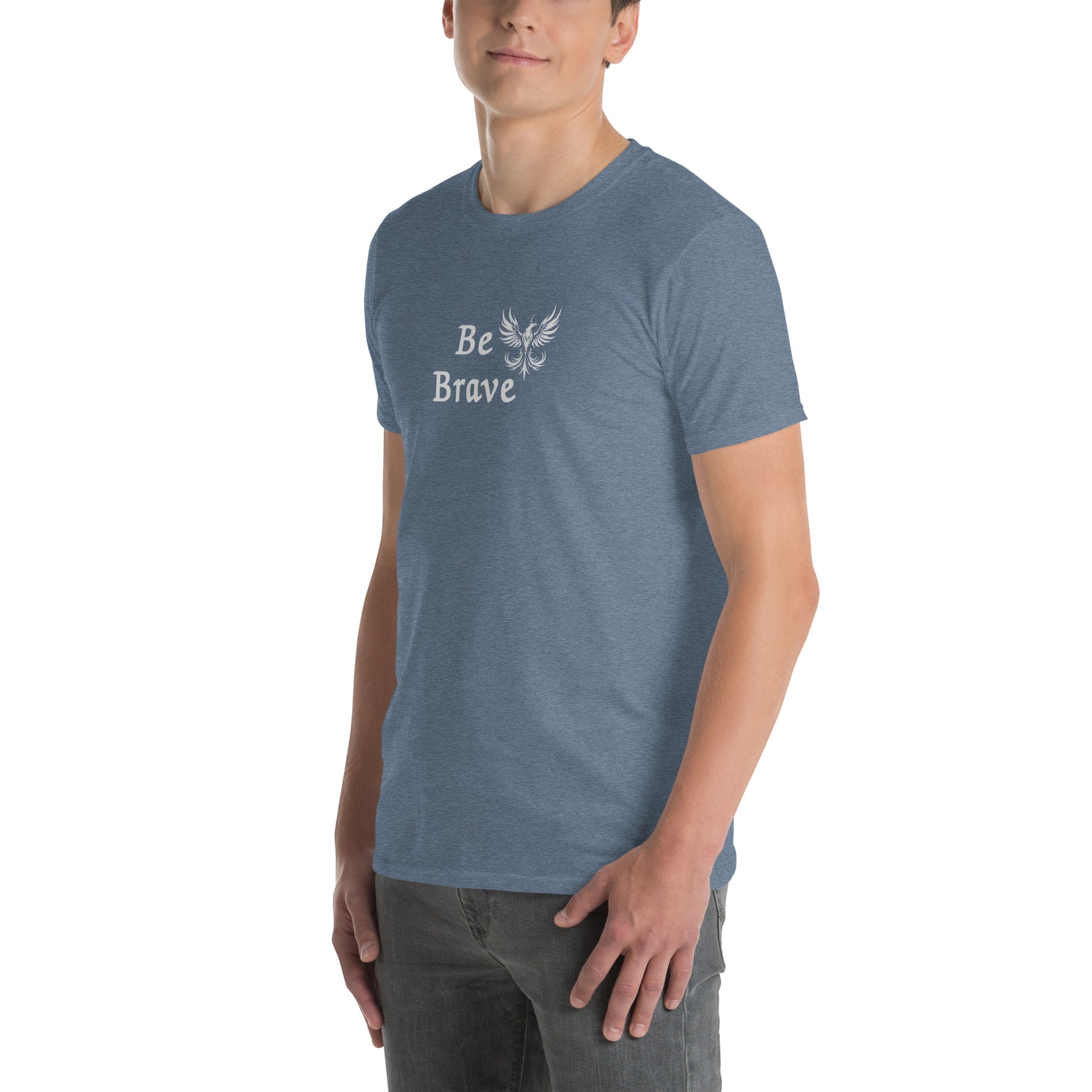 Be Brave Rising Phoenix Unisex Tee by EraofInk