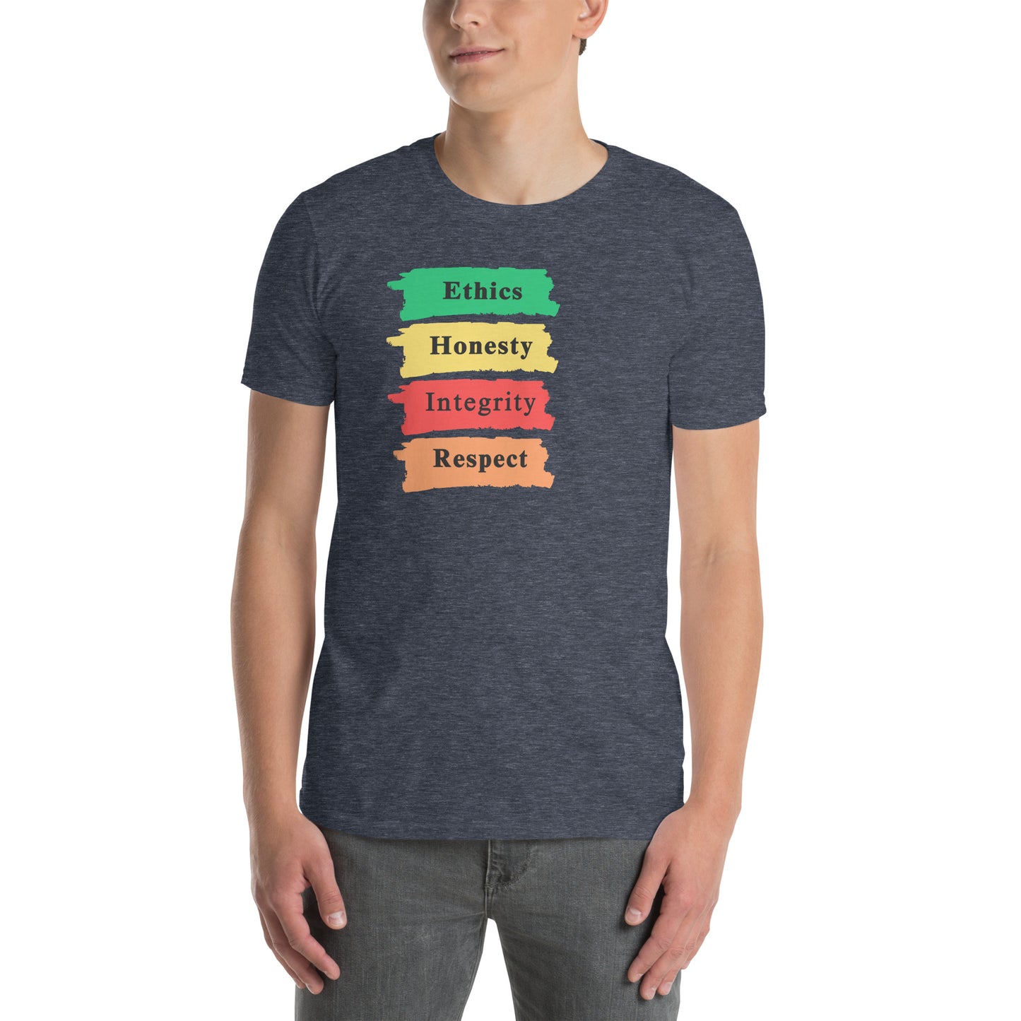 Core Values Ethics Honesty Integrity Respect Unisex Tee by EraofInk