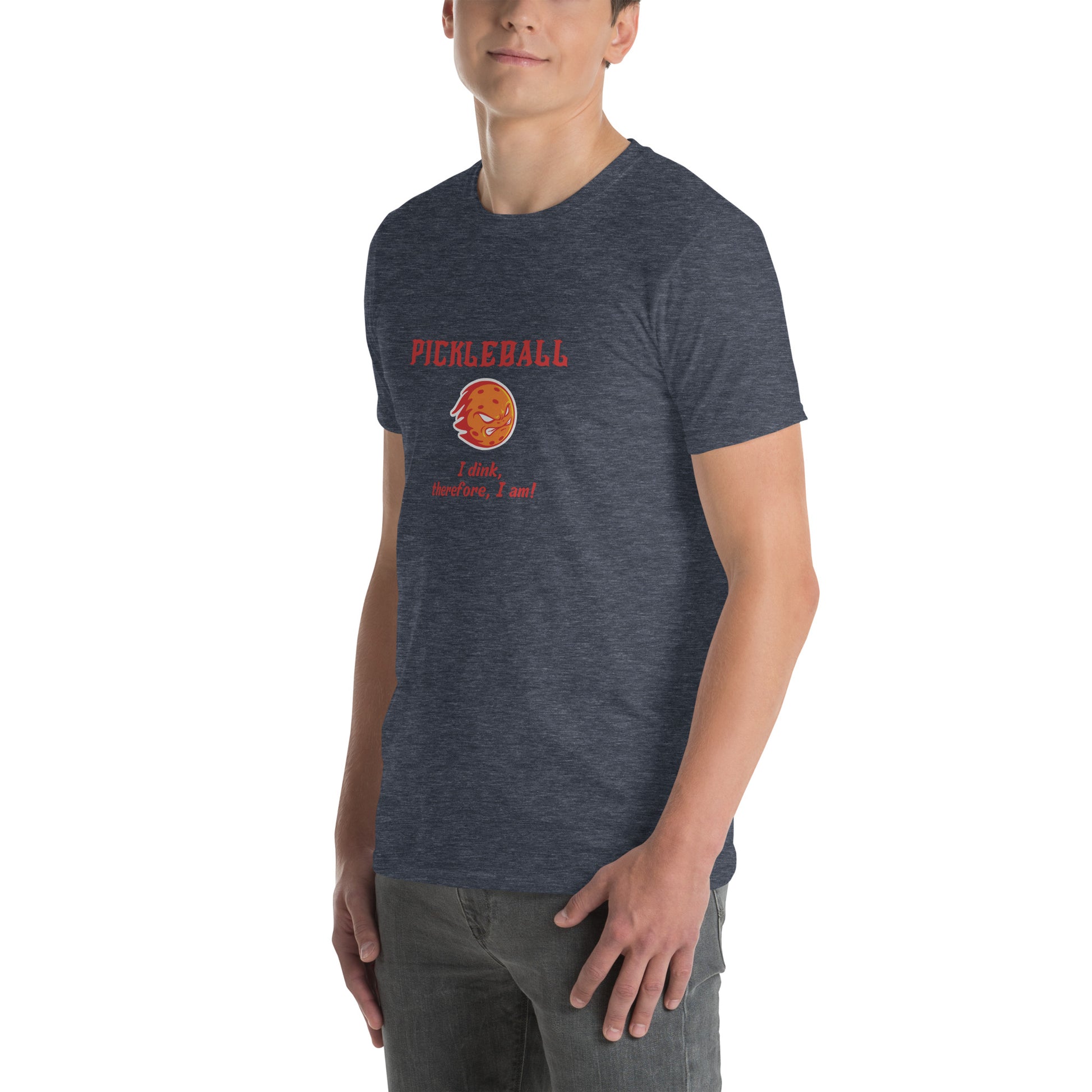 Pickleball I Dink, Therefore, I Am Unisex Tee by EraofInk