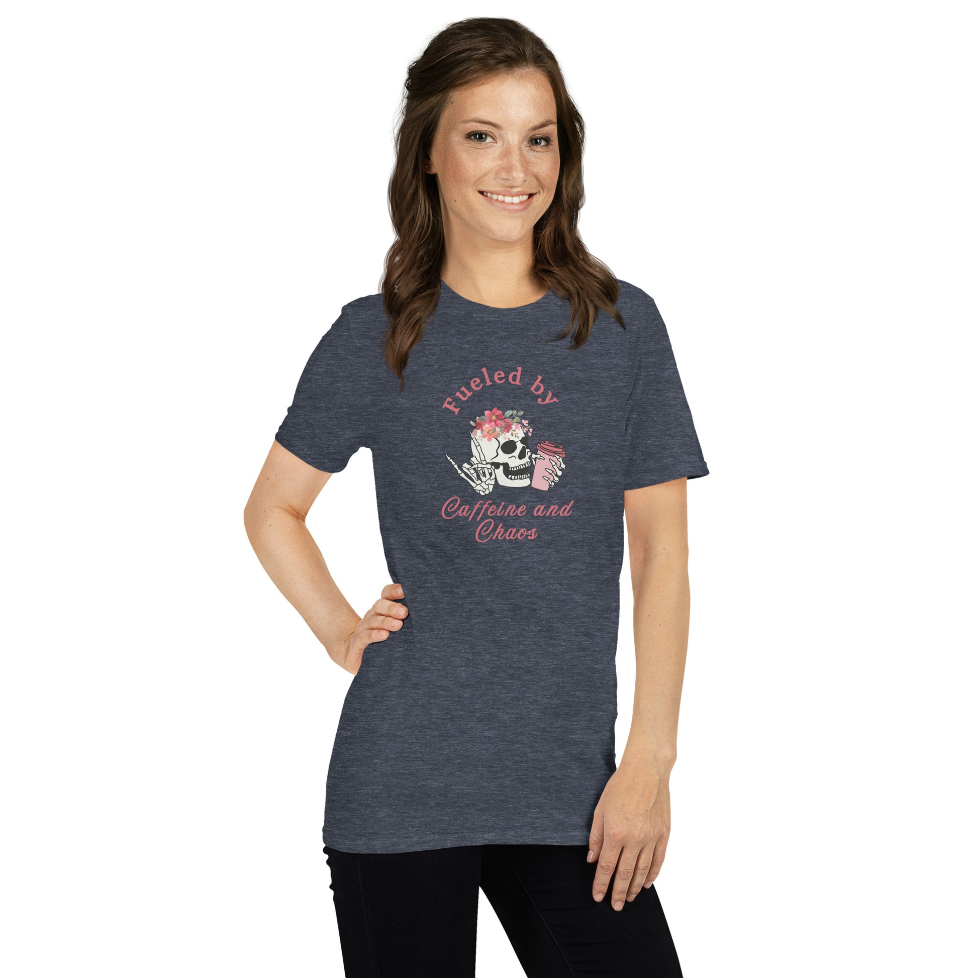 Fueled by Caffeine & Chaos Unisex Tee by EraofInk