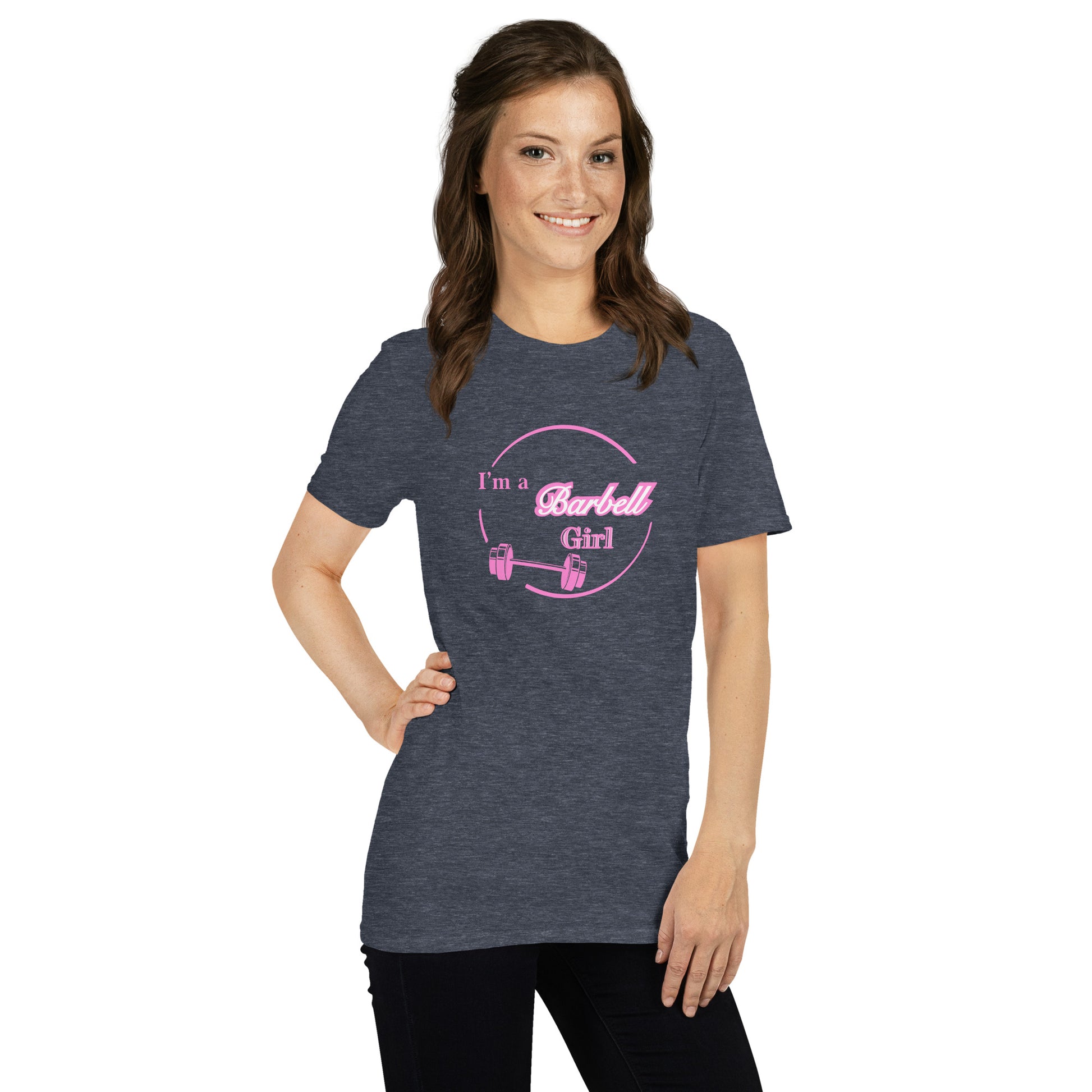I'm A Barbell Girl Unisex Tee by EraofInk