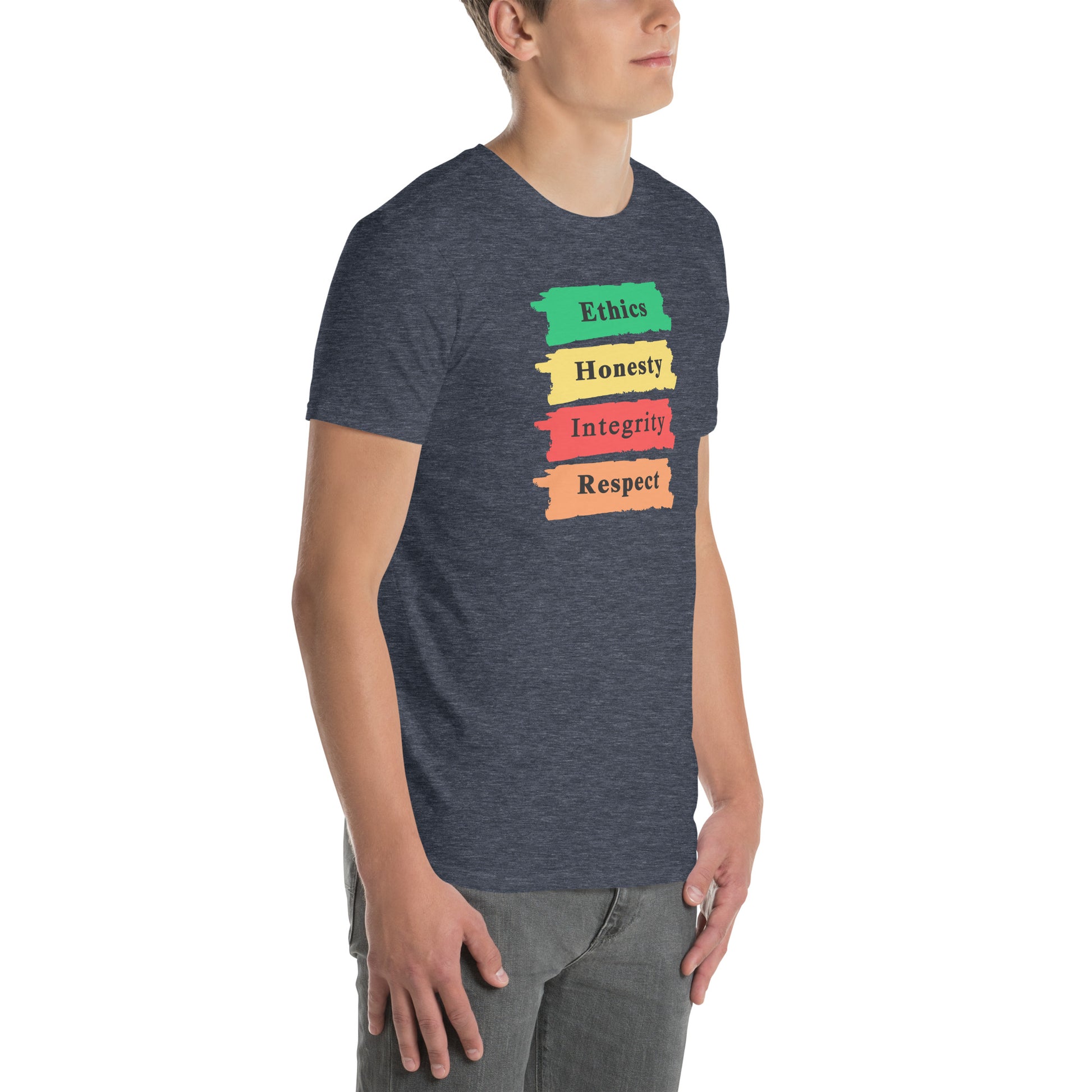 Core Values Ethics Honesty Integrity Respect Unisex Tee by EraofInk