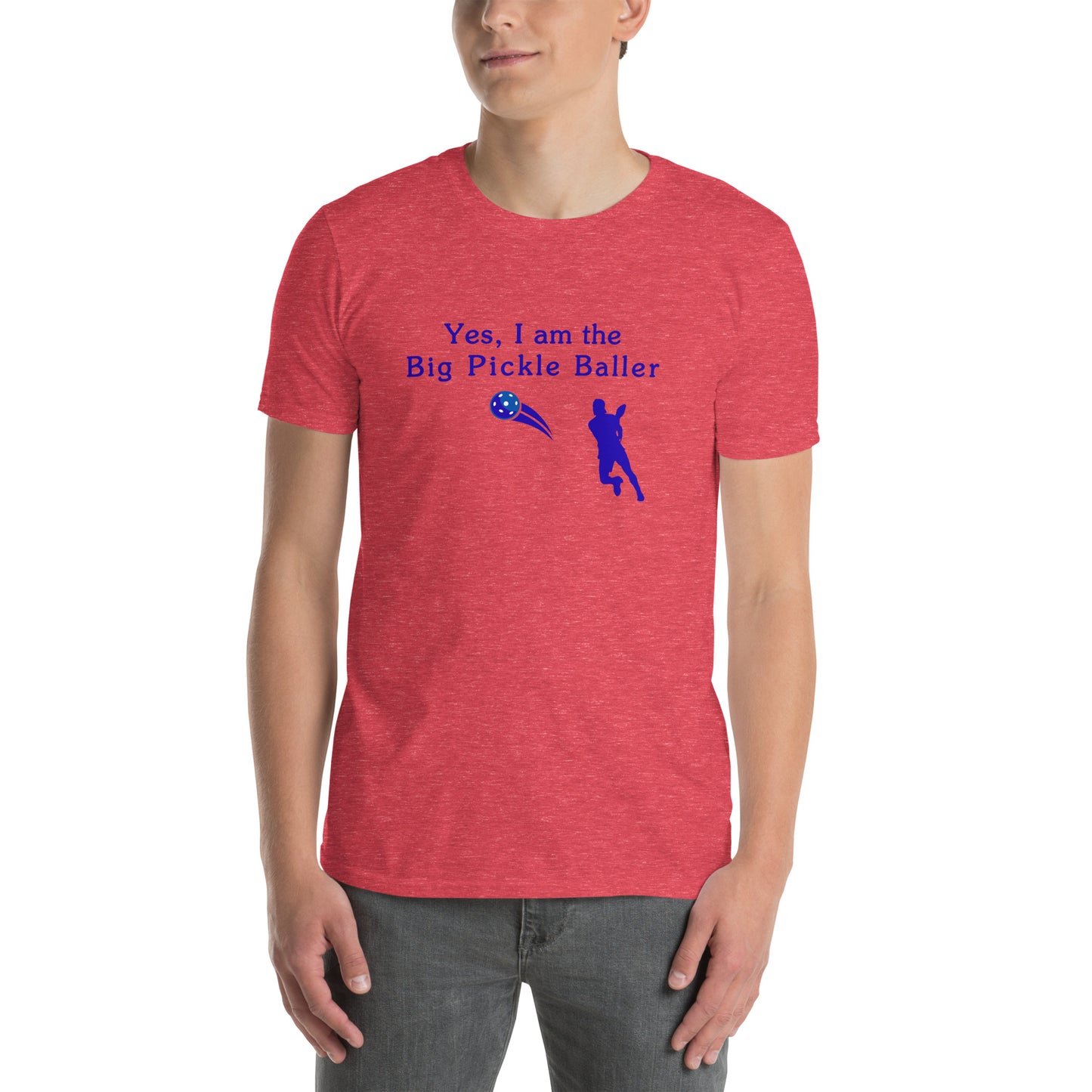 Yes, I am the Big Pickleballer Unisex Tee by EraofInk