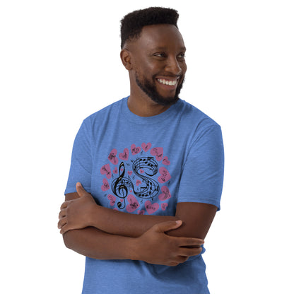 Music Is In My Heart Unisex Tee by EraofInk