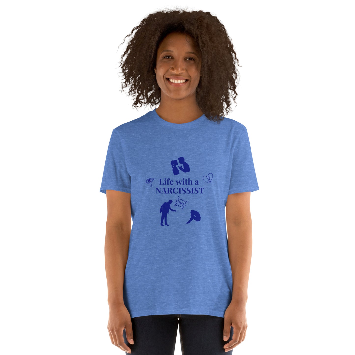 Depiction of Life with a Narcissist Unisex Tee by EraofInk