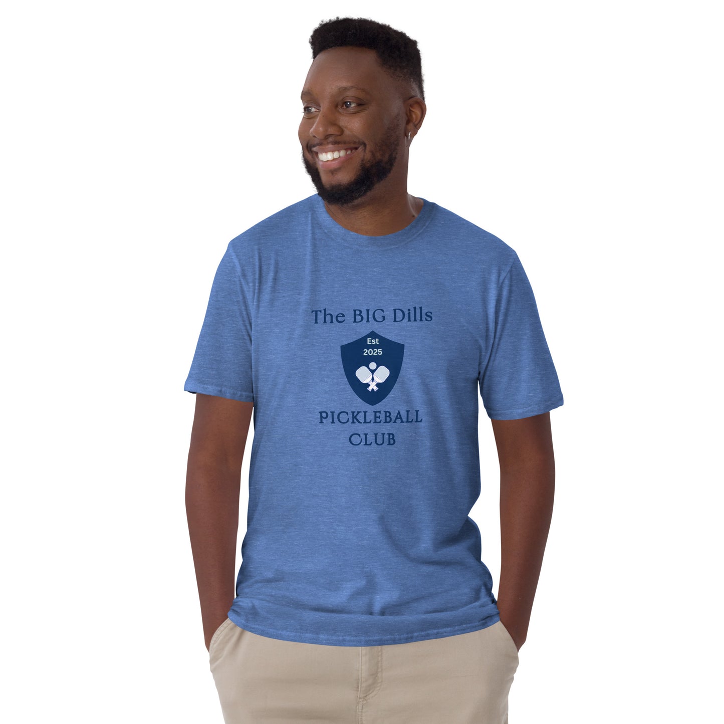 The Big Dills Pickleball Club Est 2025 Blue Design Unisex Tee by EraofInk