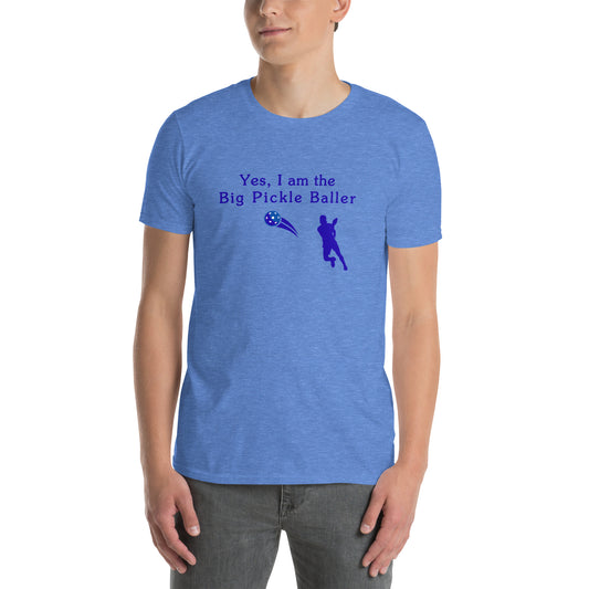 Yes, I am the Big Pickleballer Unisex Tee by EraofInk