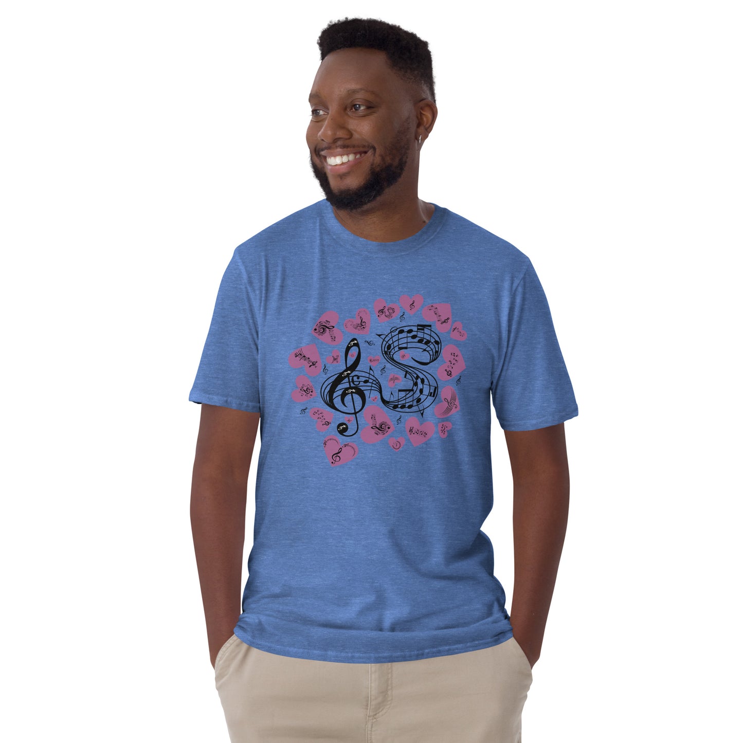 Music Is In My Heart Unisex Tee by EraofInk