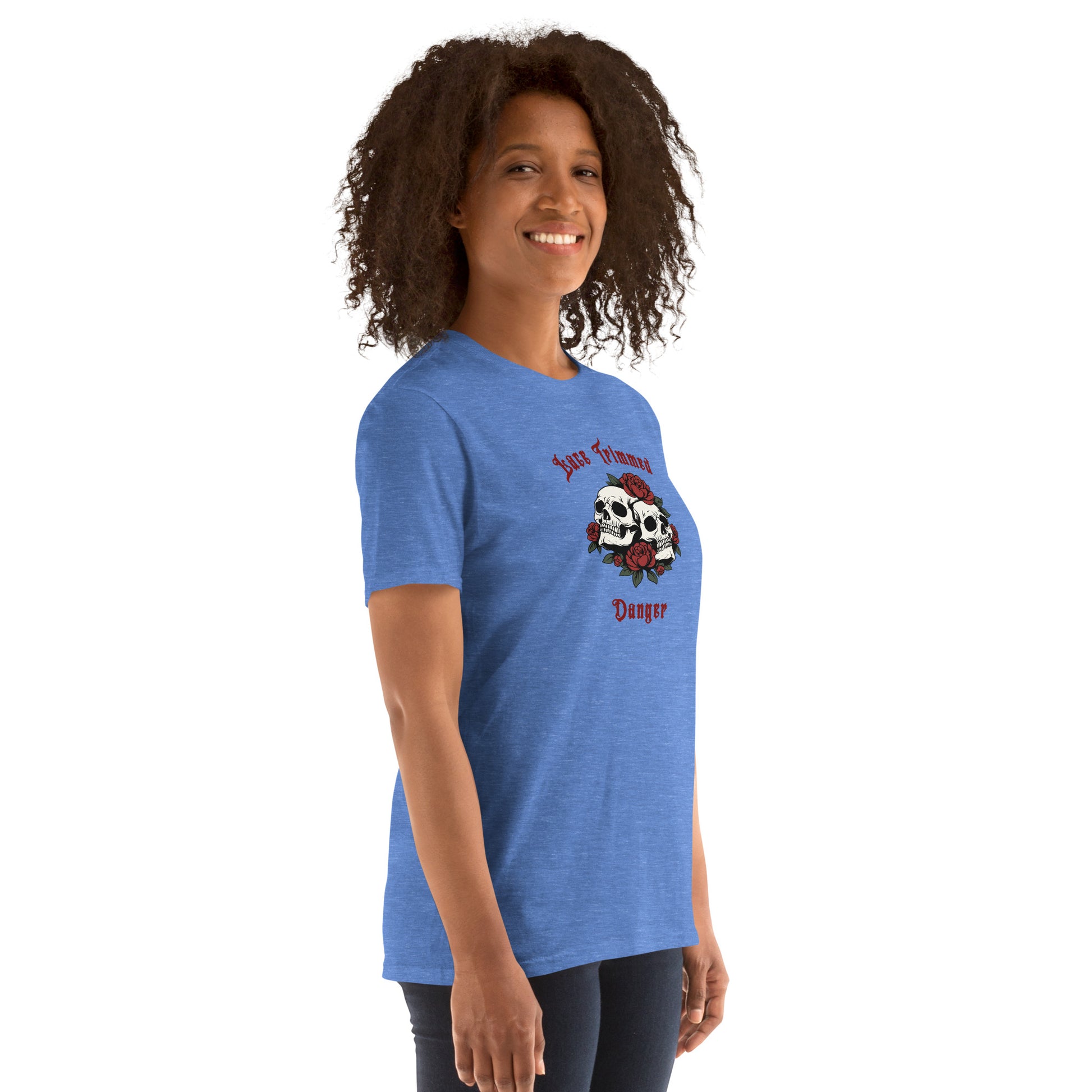 Lace Trimmed Danger Unisex Tee by EraofInk