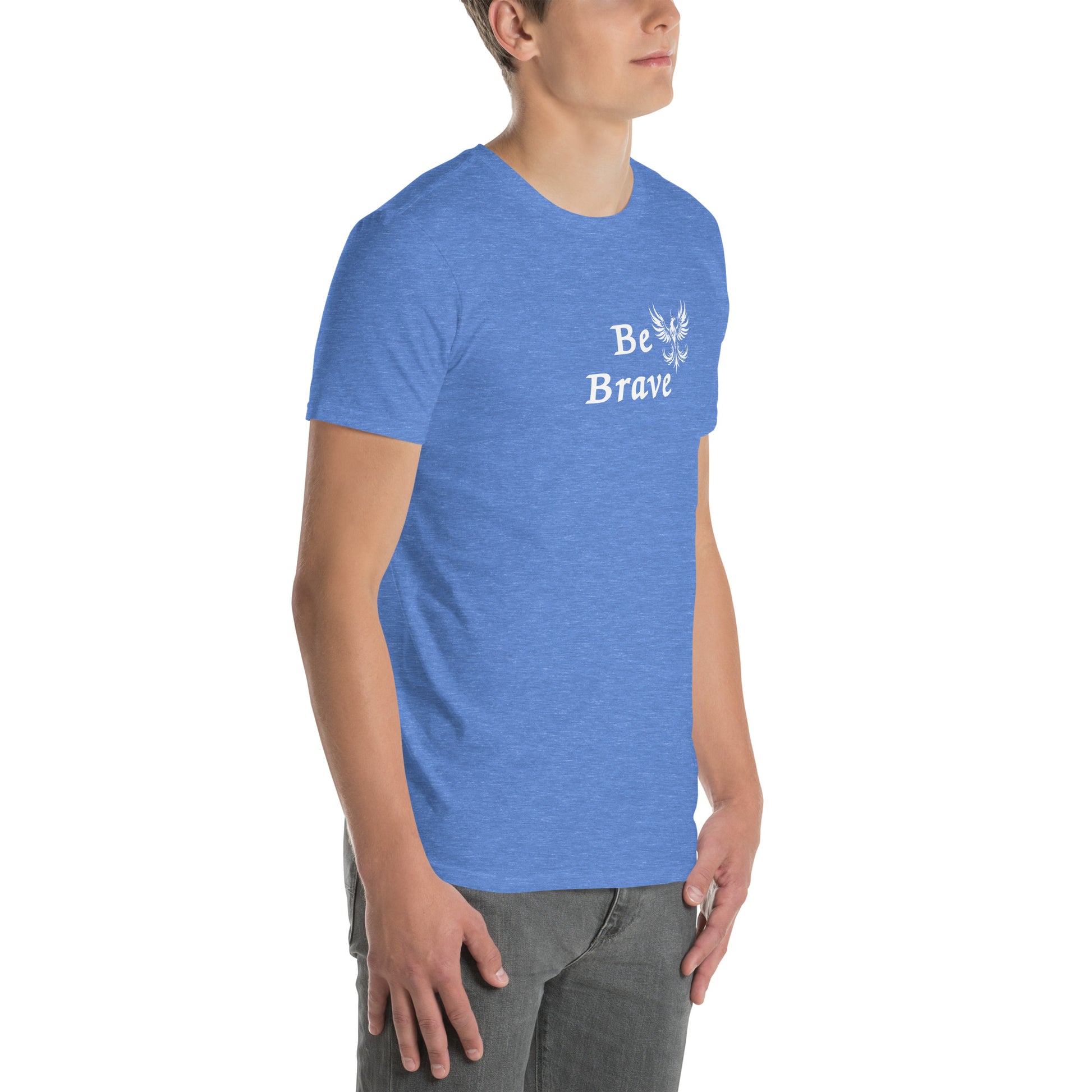 Be Brave Rising Phoenix Unisex Tee by EraofInk
