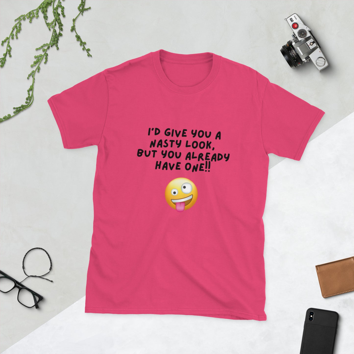 I'd Give You a Nasty Look but You Already Have One Unisex Tee by EraofInk