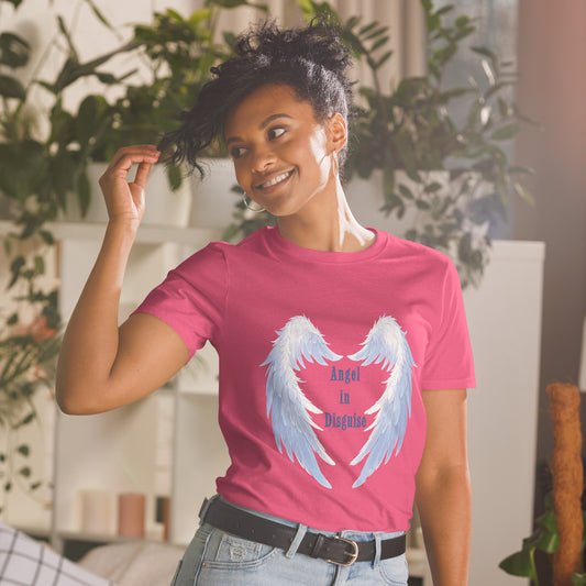 Angel in Disguise Unisex Tee by EraofInk