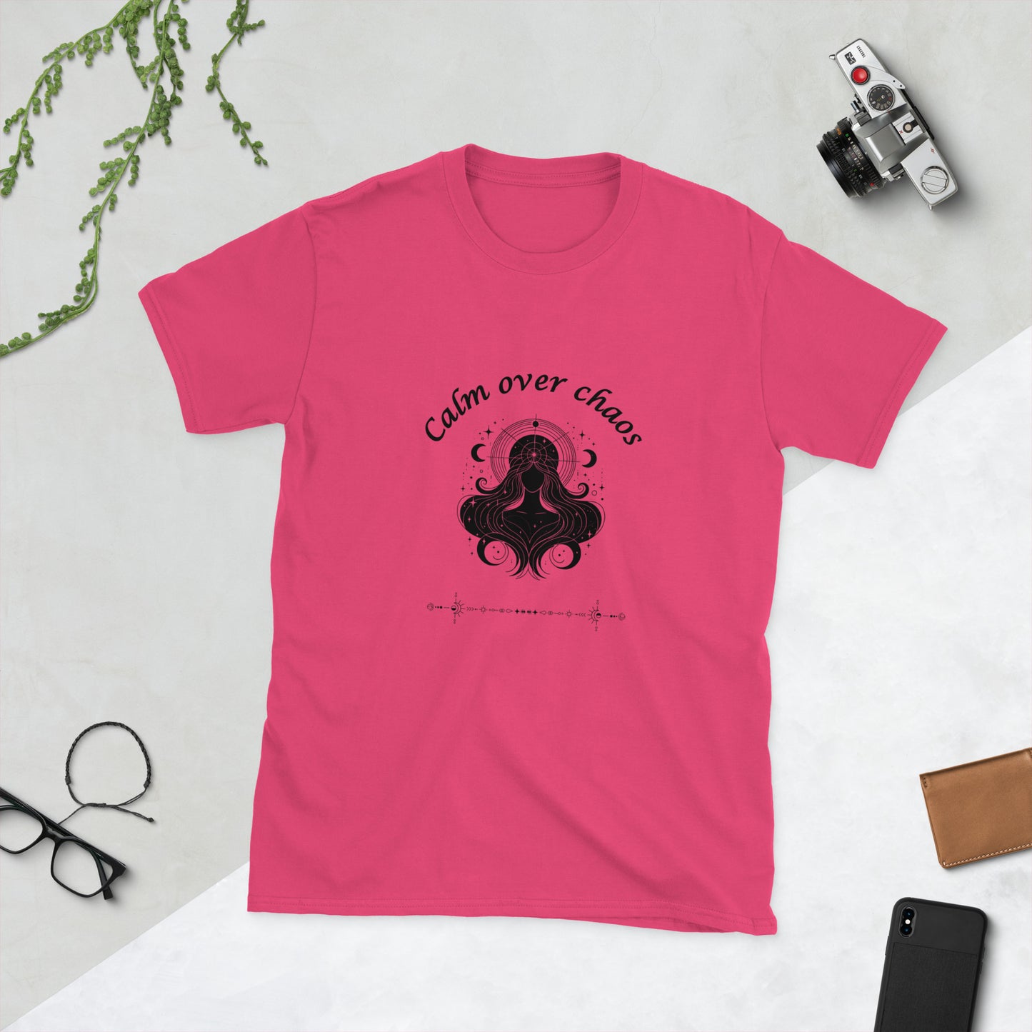Calm Over Chaos Unisex Tee by EraofInk