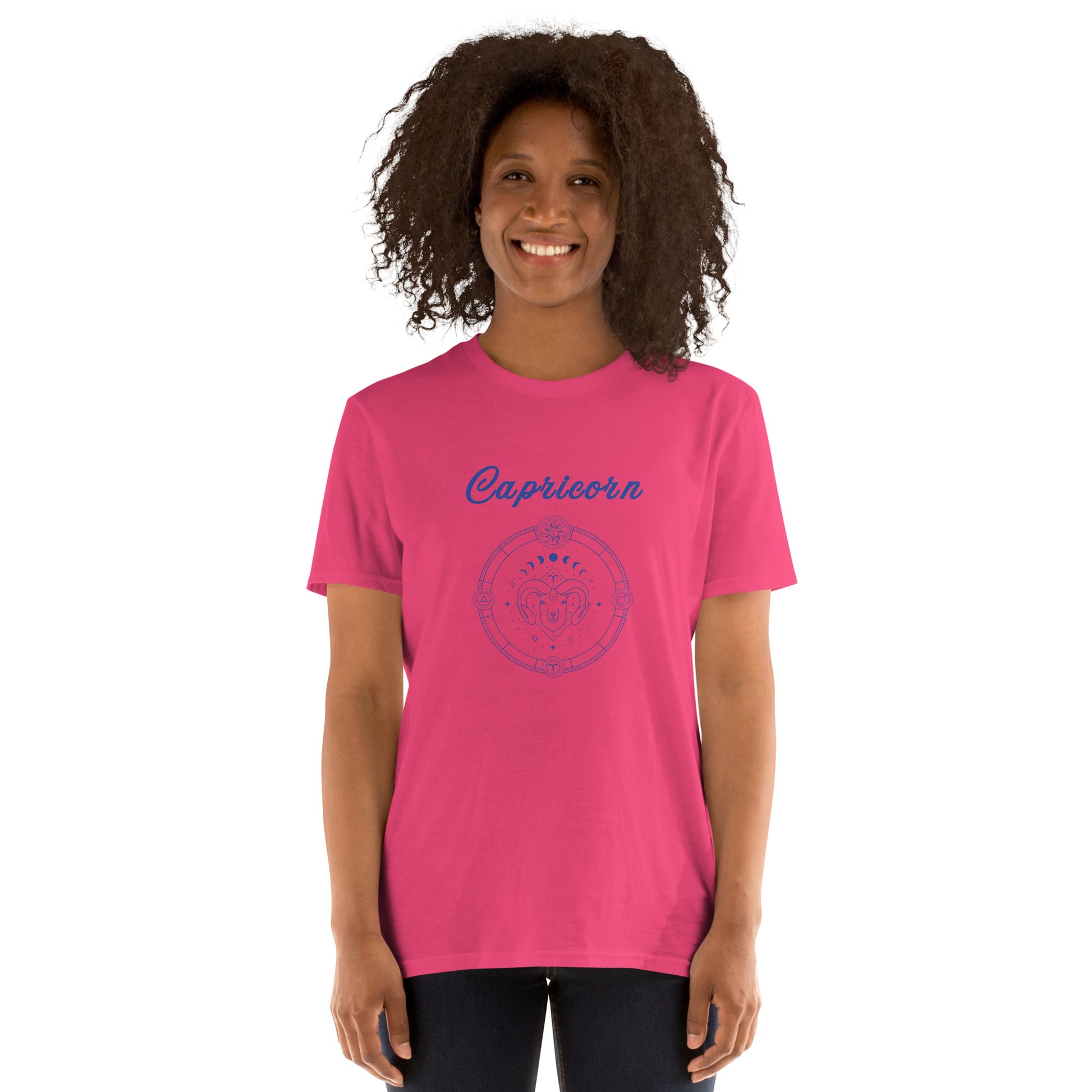 Capricorn Astrological Zodiac Unisex Tee by EraofInk