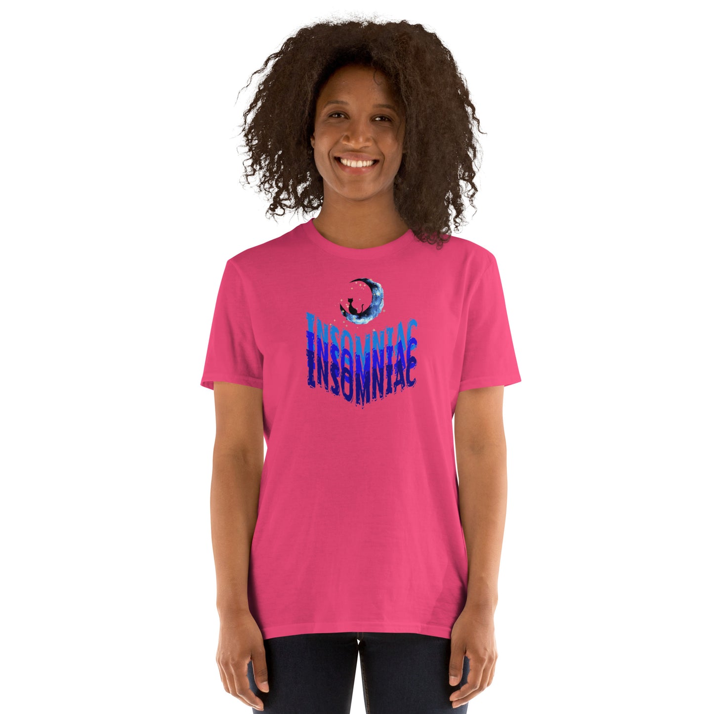 For the Girl Who Doesn't Sleep Insomniac Unisex Tee by EraofInk