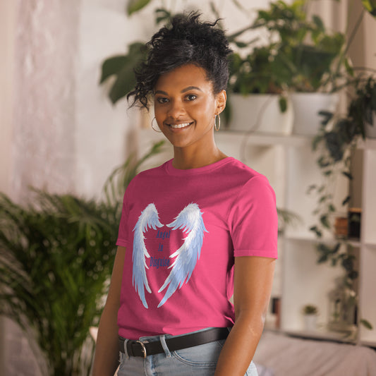 Angel in Disguise Unisex Tee by EraofInk