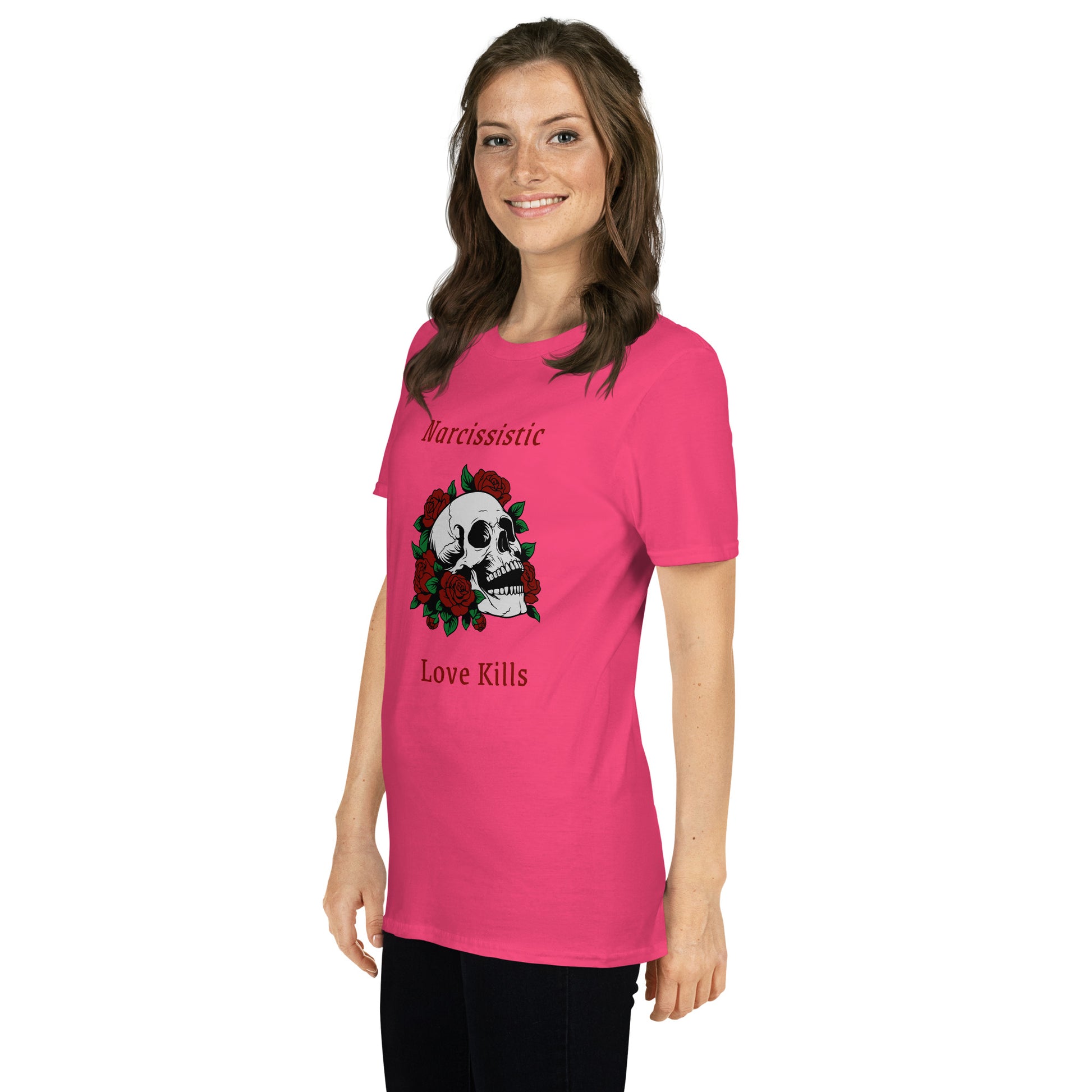 Narcissistic Abuse Awareness Graphic Tee Narcissistic Love Kills Unisex Tee by EraofInk