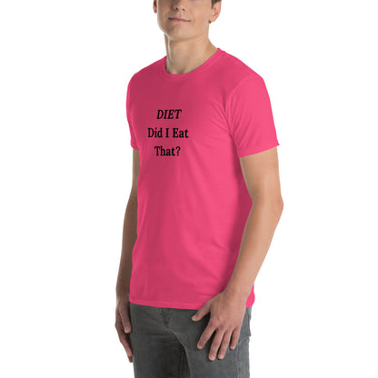 DIET Did I Eat That? Unisex Tee by EraofInk