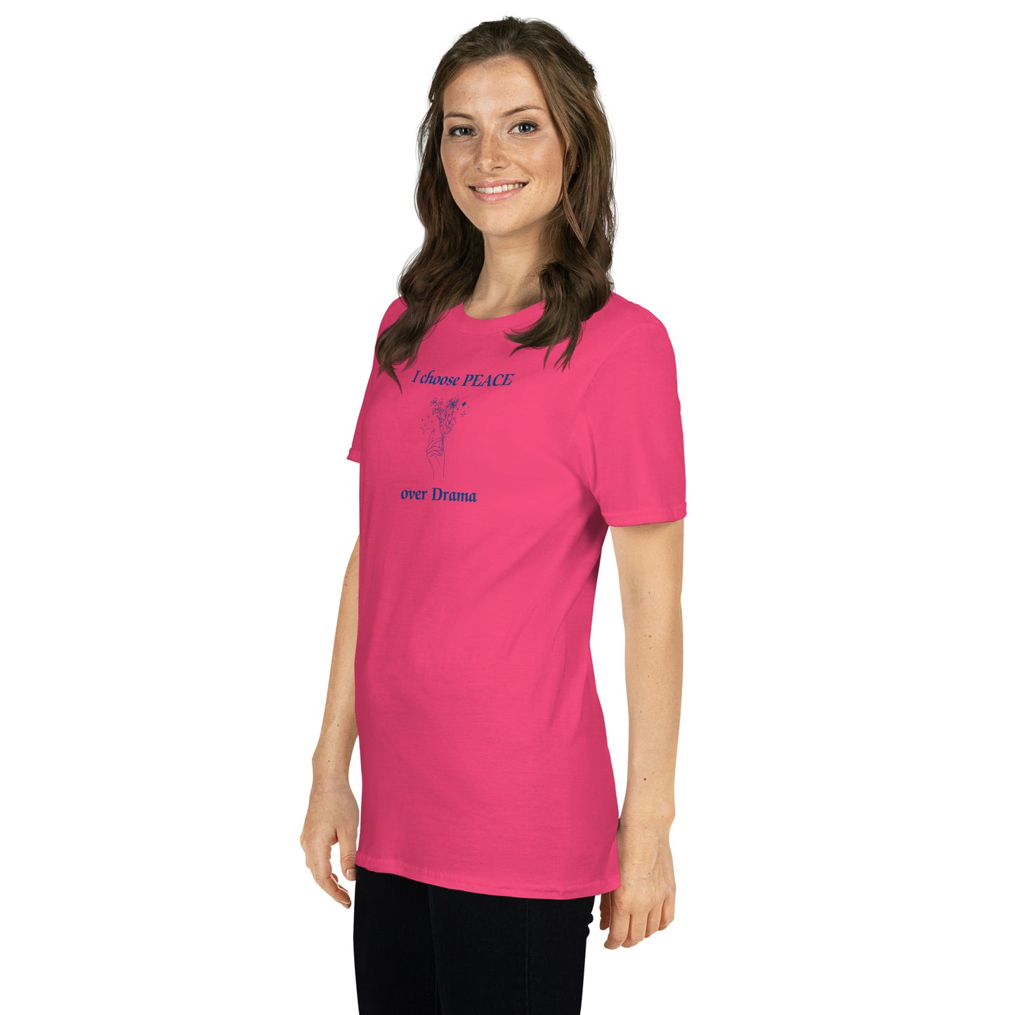 I Choose Peace Over Drama Unisex Tee by EraofInk